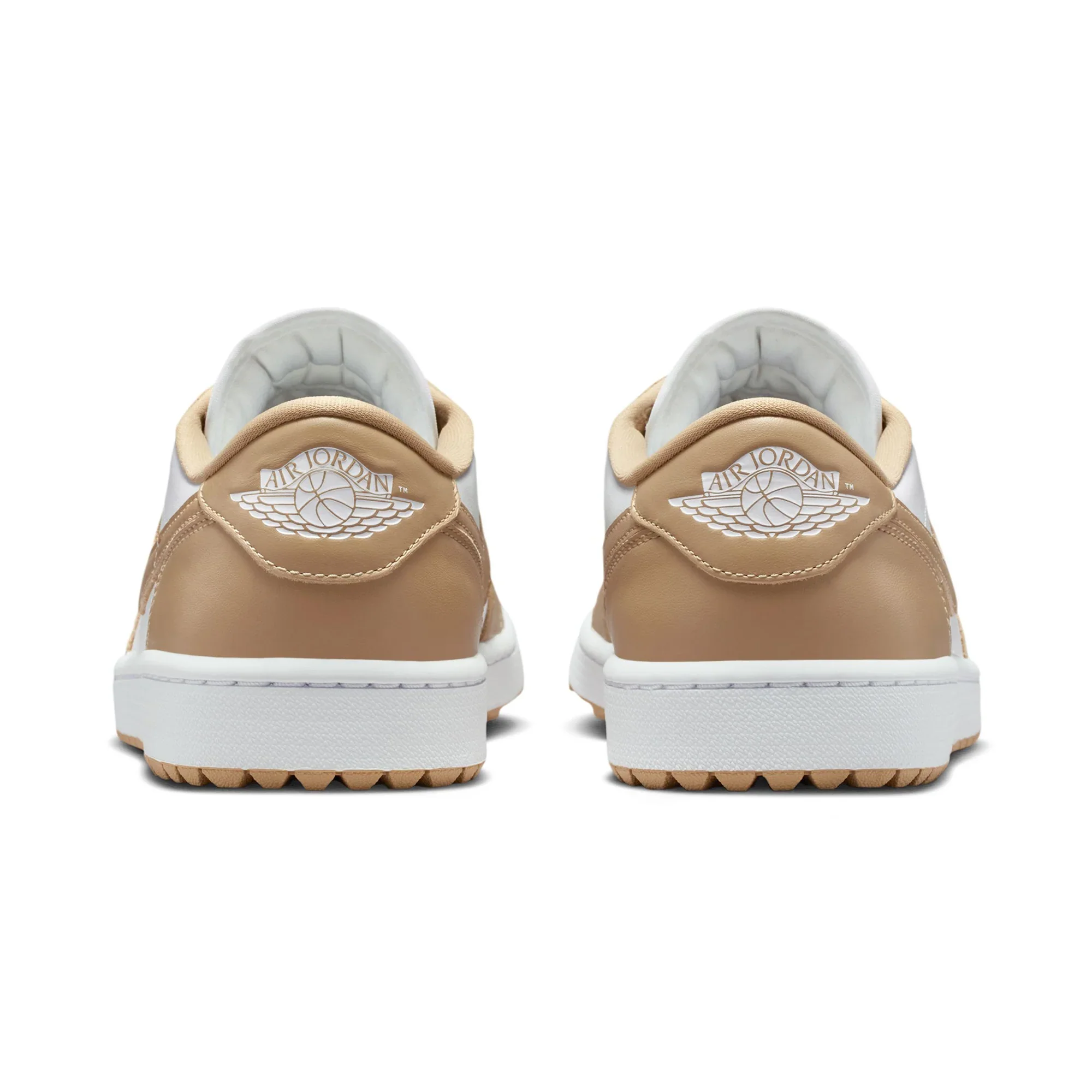 Air Jordan 1 Low G Golf Shoes - White/Linen/White - Image 3