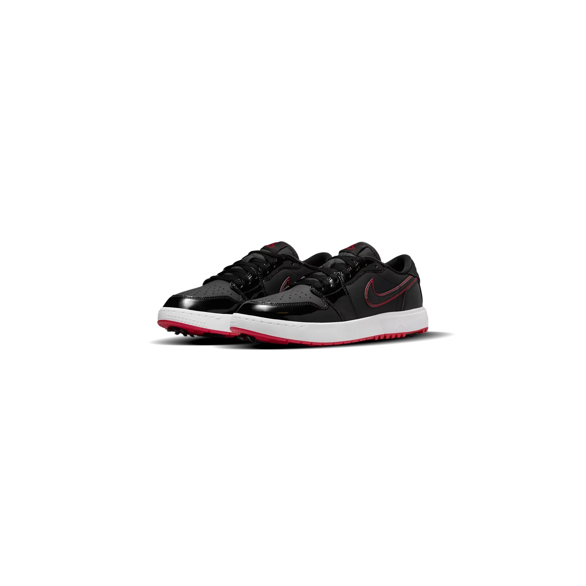 Air Jordan 1 Low G Spiked Golf Shoes - Black - Image 2