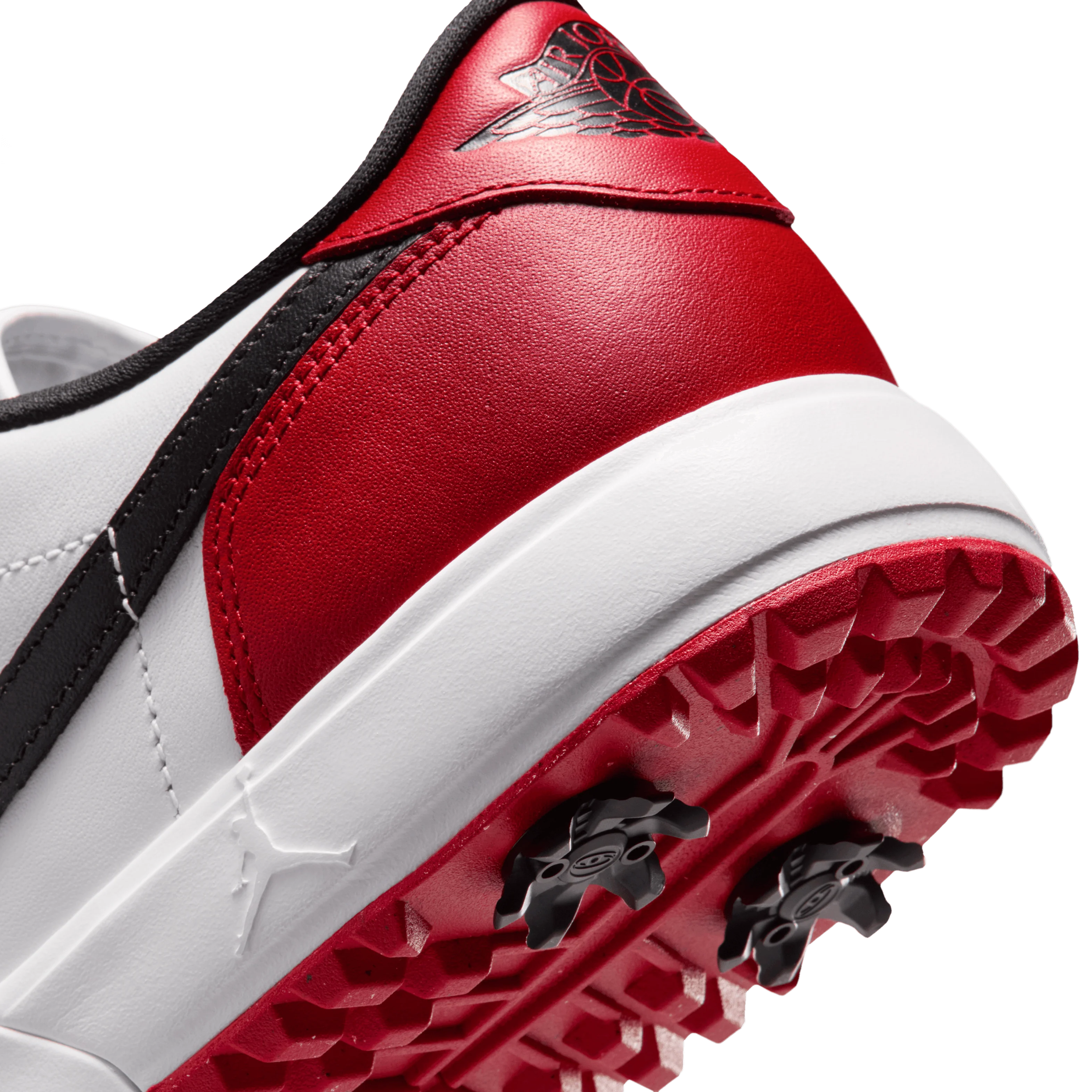 Air Jordan 1 Low G Spiked Golf Shoes - "Chicago" Varsity Red/White - Image 4