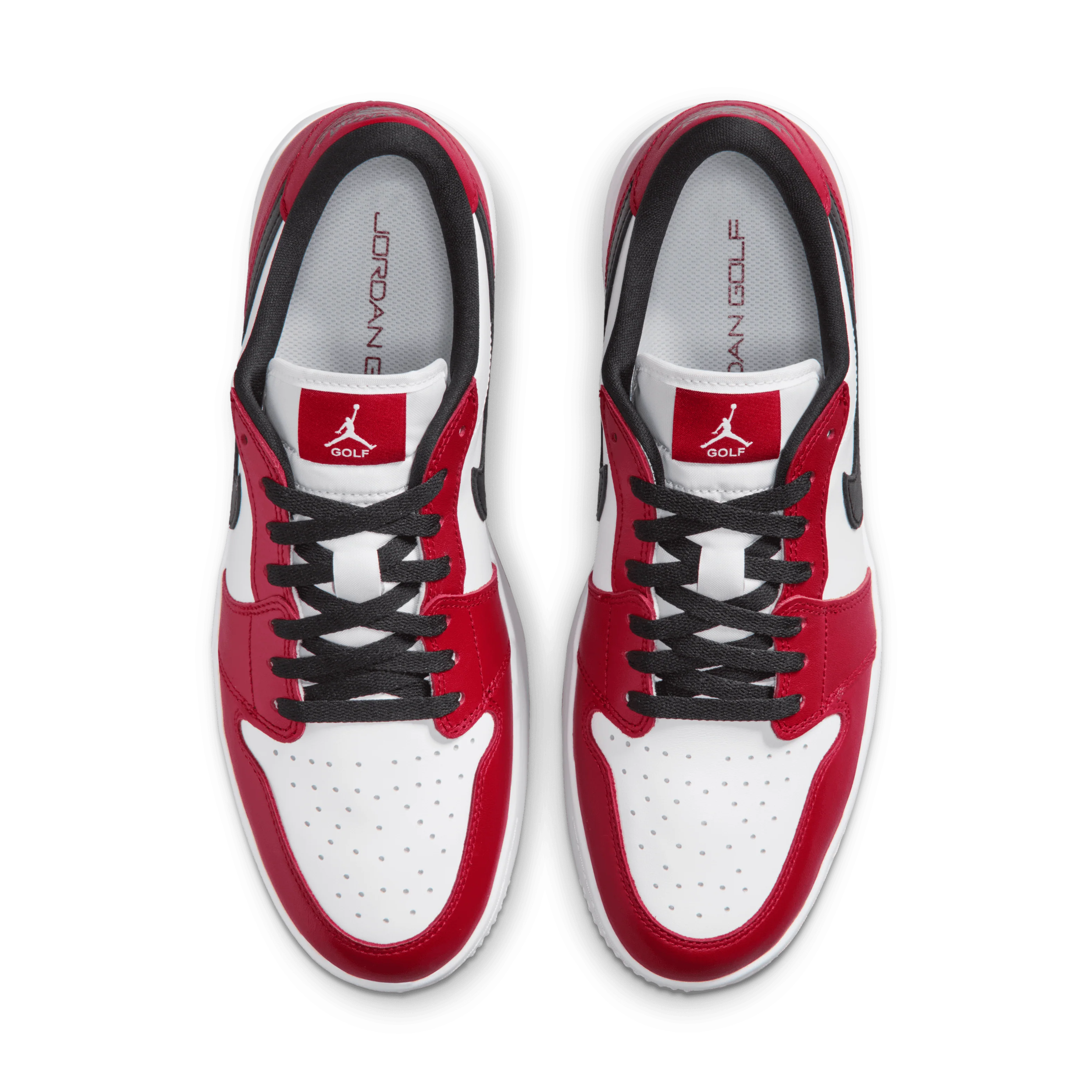 Air Jordan 1 Low G Spiked Golf Shoes - "Chicago" Varsity Red/White - Image 8