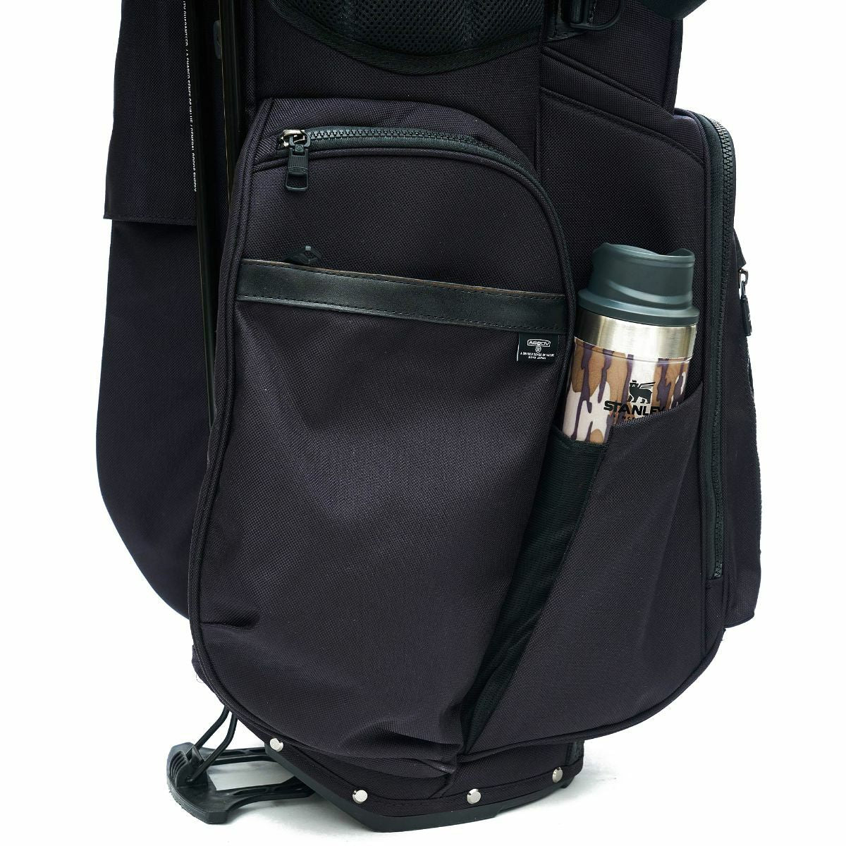 AS2OV Golf Ballistic Nylon Caddy Bag - Black - Image 12
