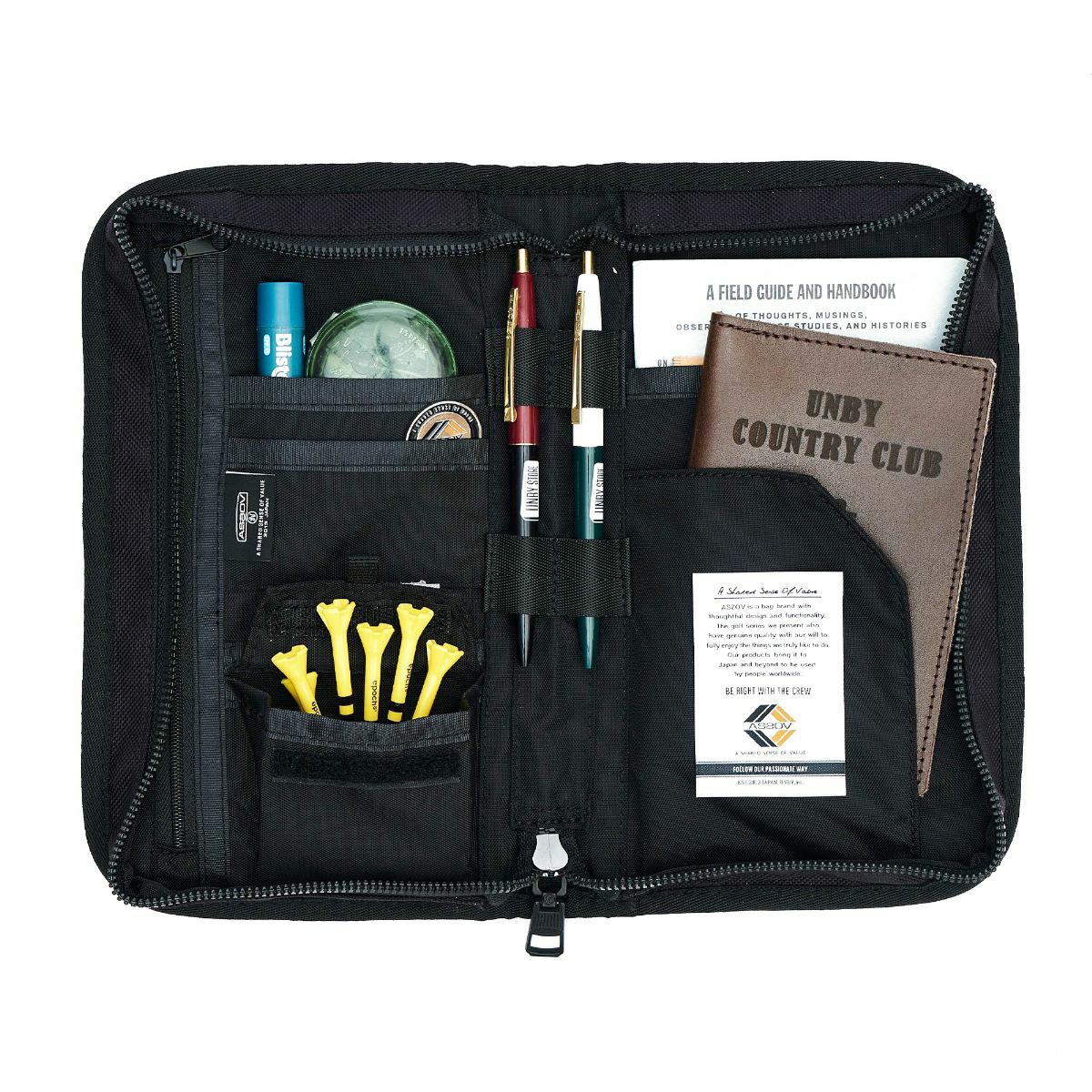 AS2OV Golf Ballistic Nylon Caddy Bag - Black - Image 13