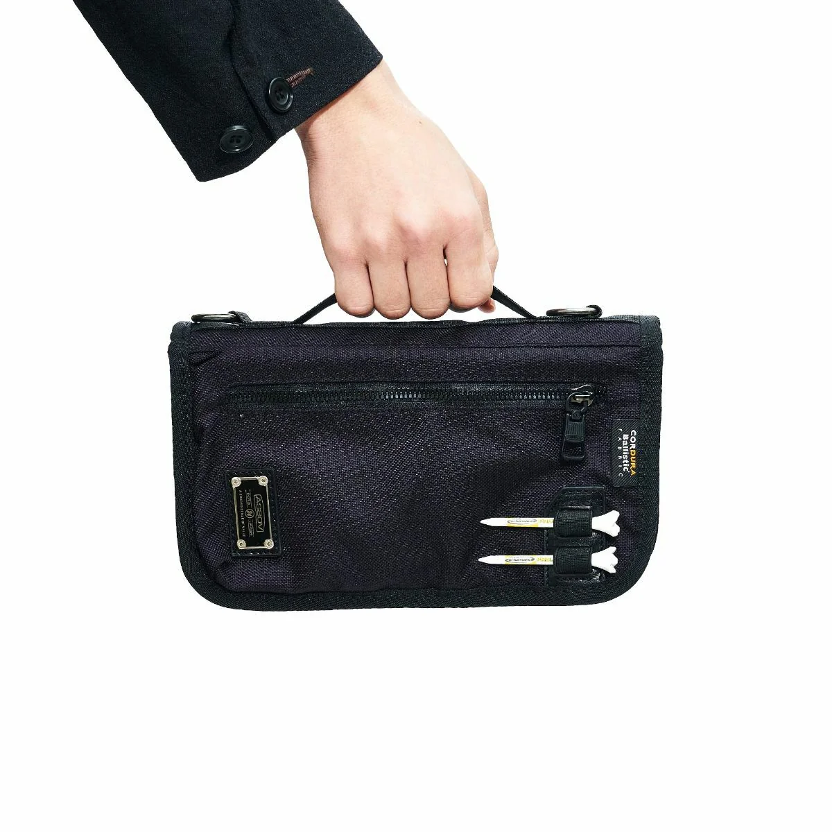 AS2OV Golf Ballistic Nylon Caddy Bag - Black - Image 15