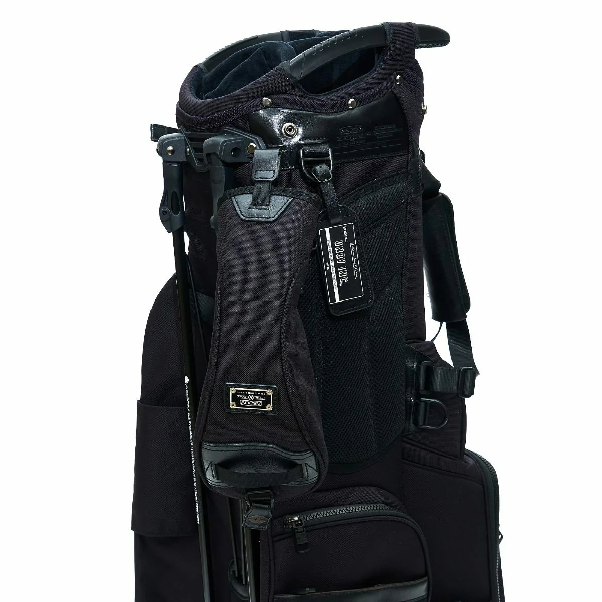 AS2OV Golf Ballistic Nylon Caddy Bag - Black - Image 8