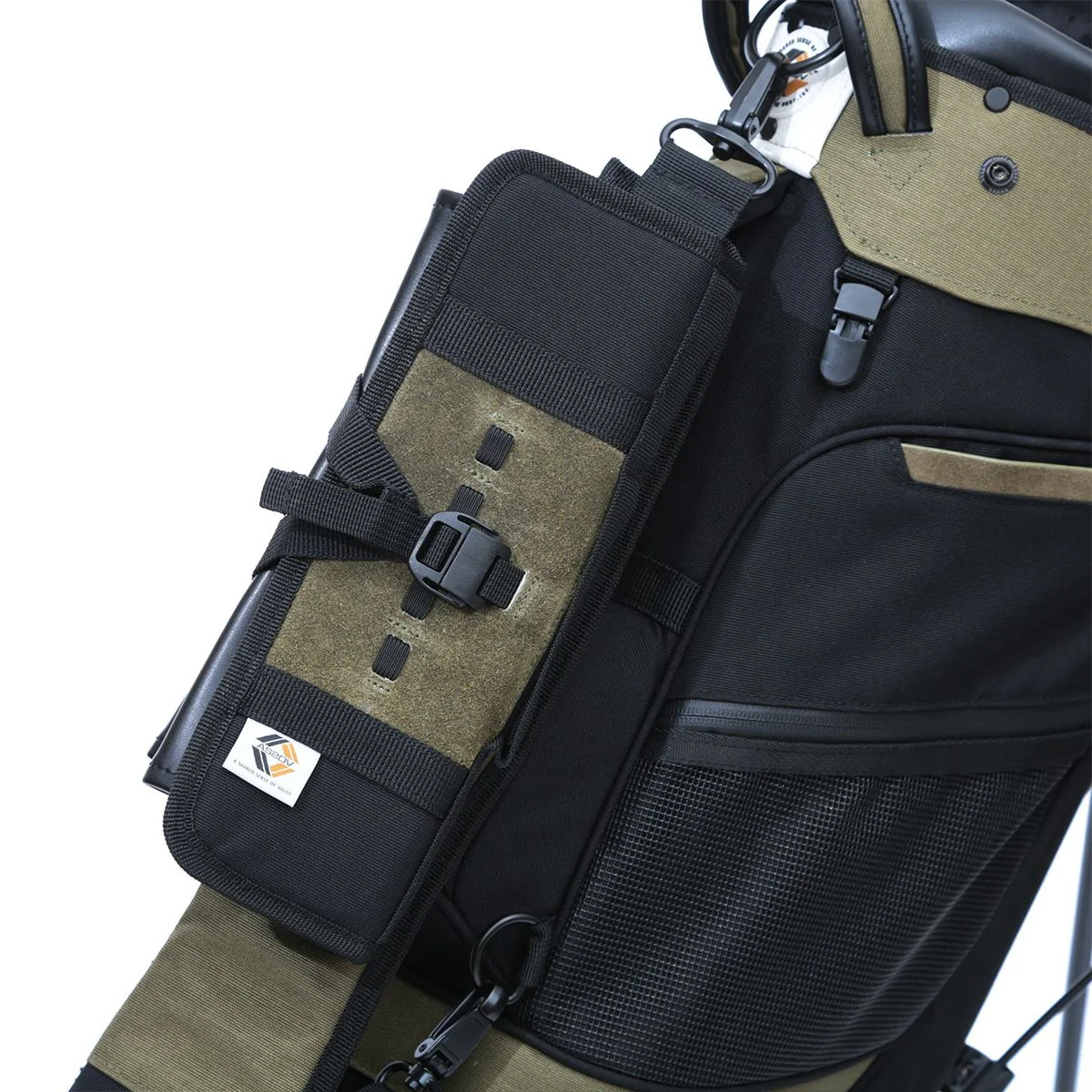 AS2OV Golf Cordura Fine Tex Caddy Bag - Black - Image 4