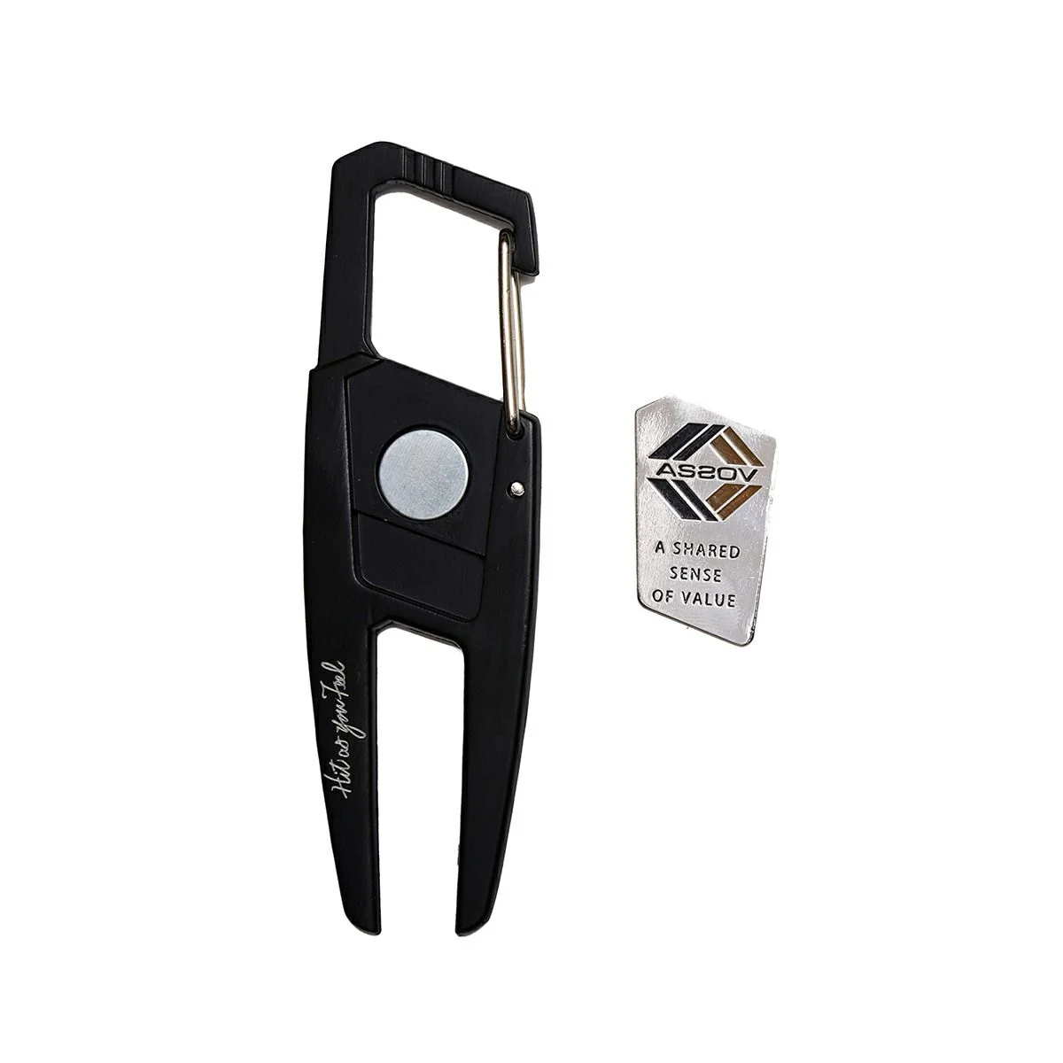 AS2OV Golf Fork Carabiner Black - Image 6