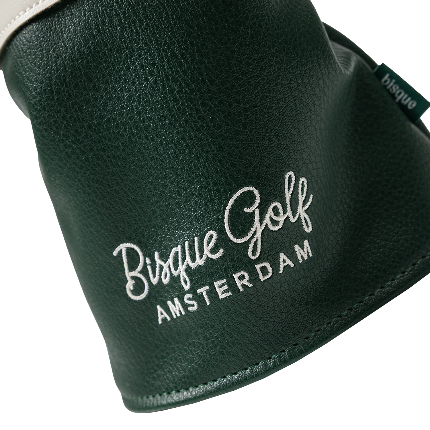Bisque Golf Amsterdam Driver Head Cover - Green/White - Image 2