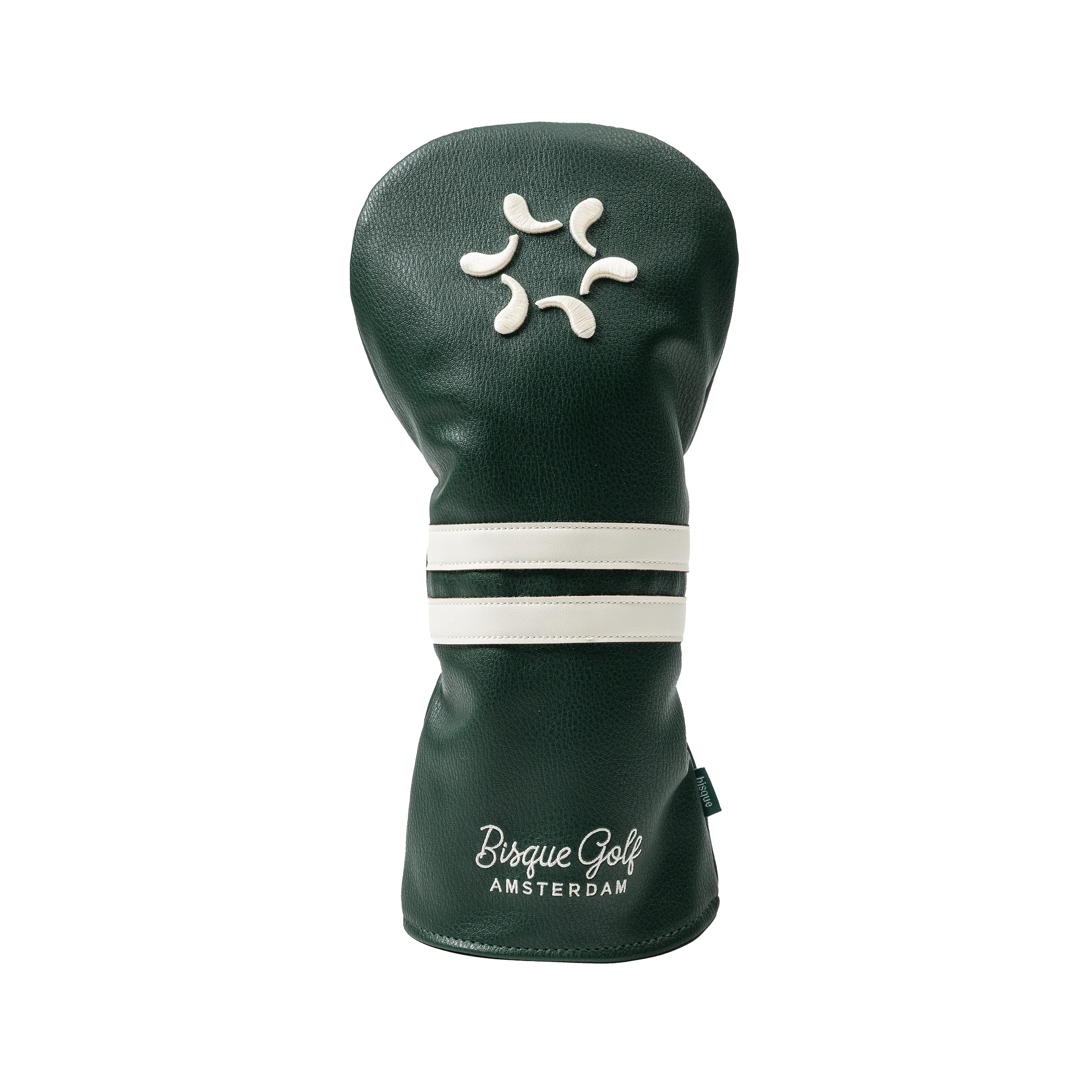 Bisque Golf Amsterdam Driver Head Cover - Green/White - Image 3