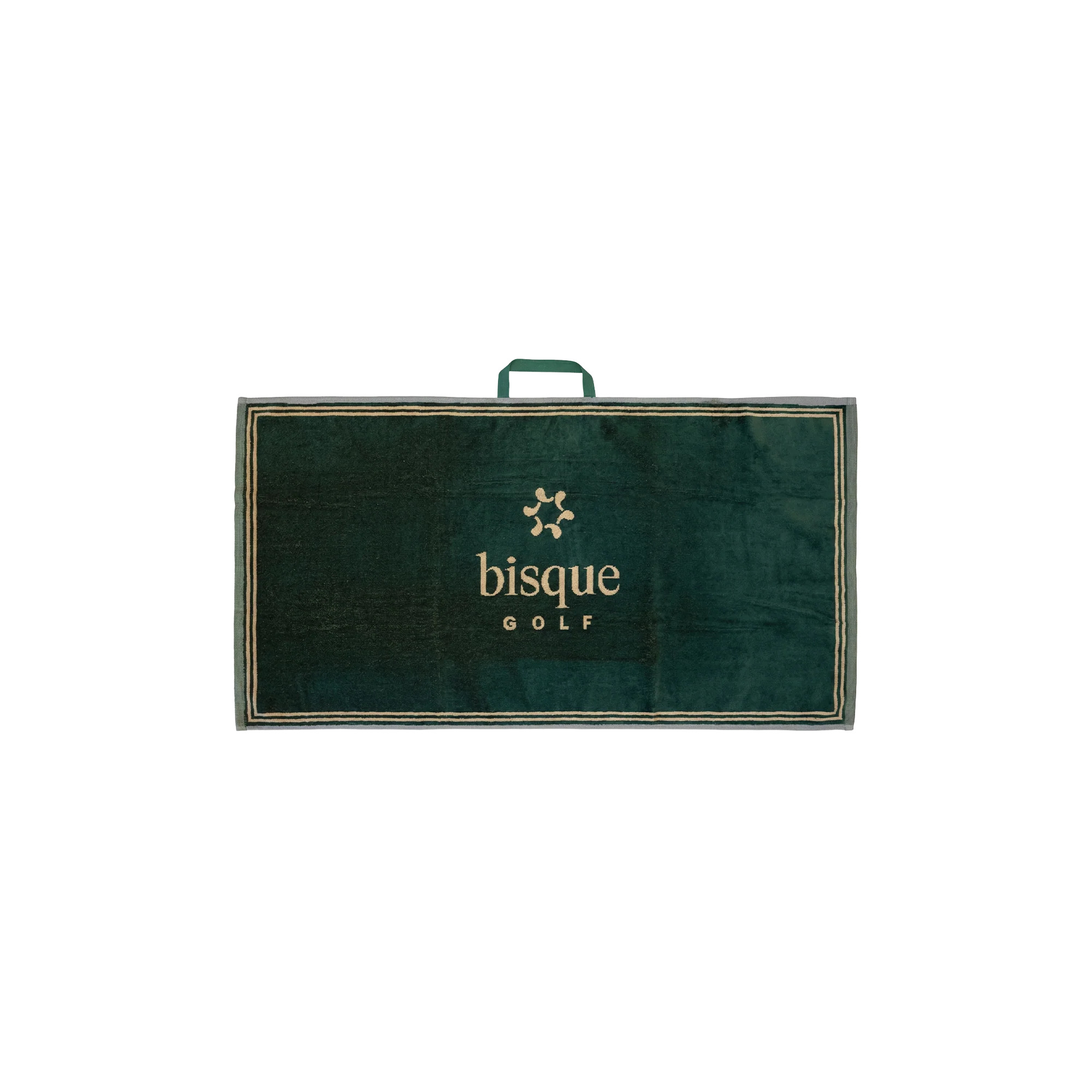 Bisque Golf Jaquard Velvet Towel - Dark Green - Image 3