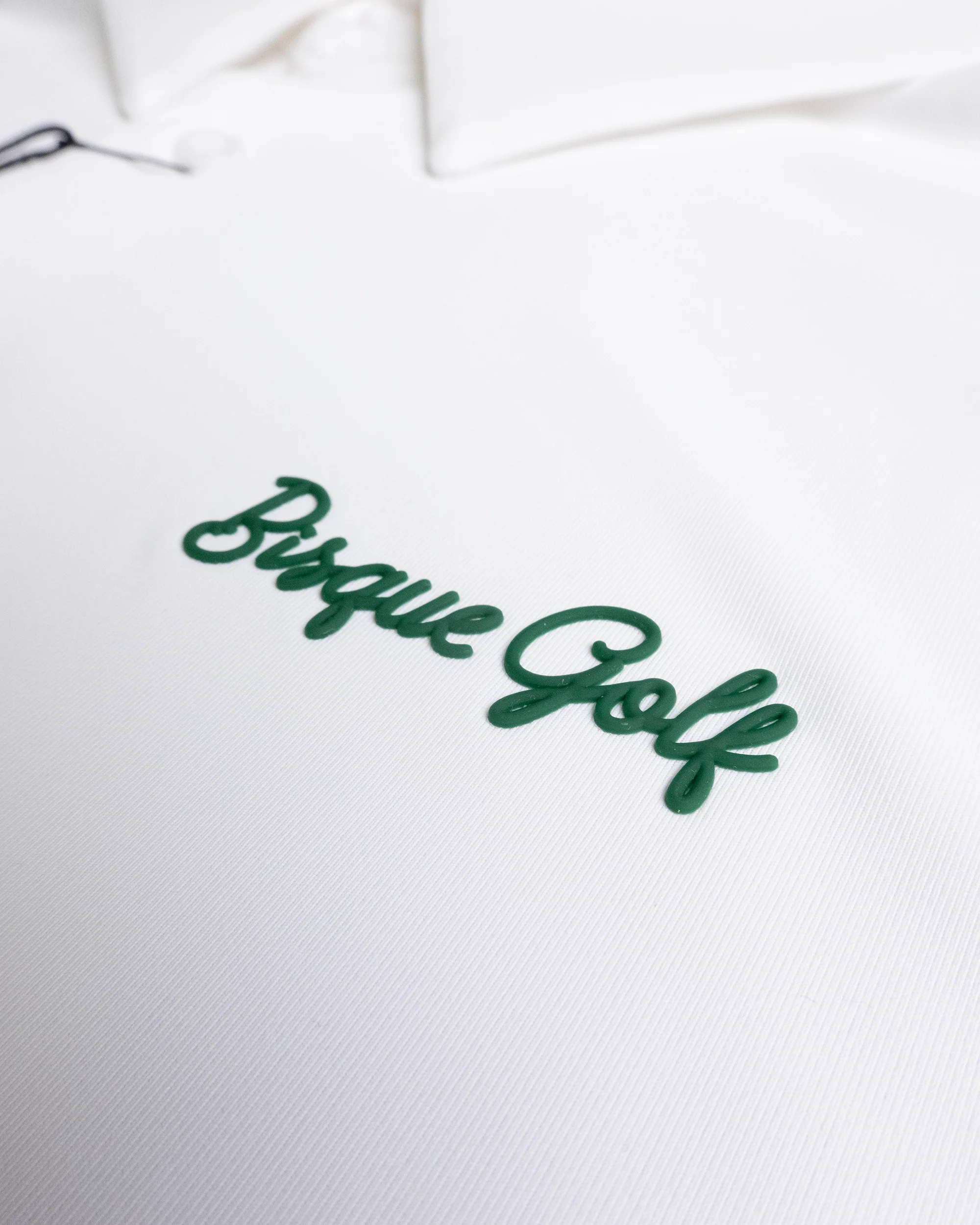 Bisque Golf Solid Performance Polo - White - Image 2