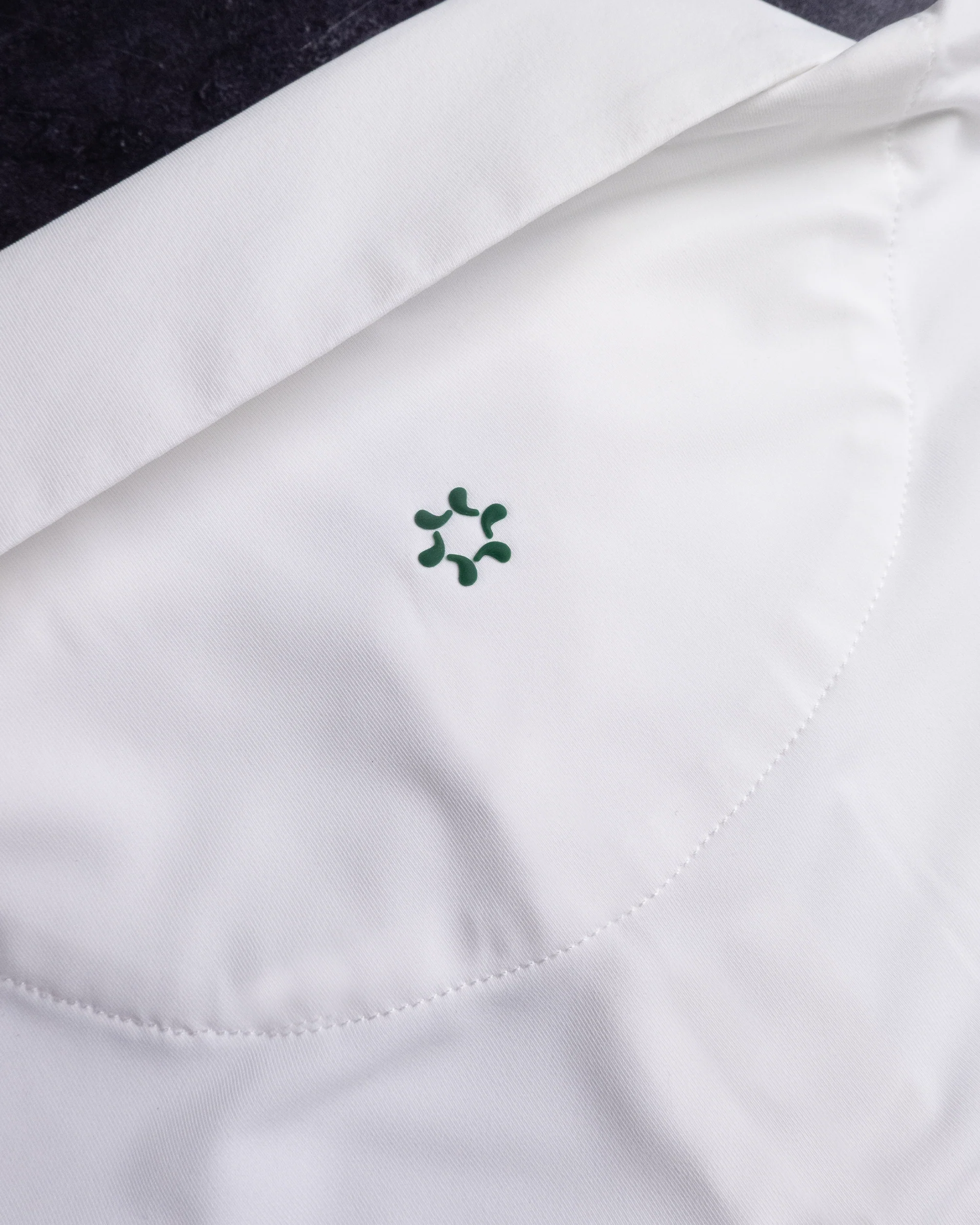 Bisque Golf Solid Performance Polo - White - Image 5