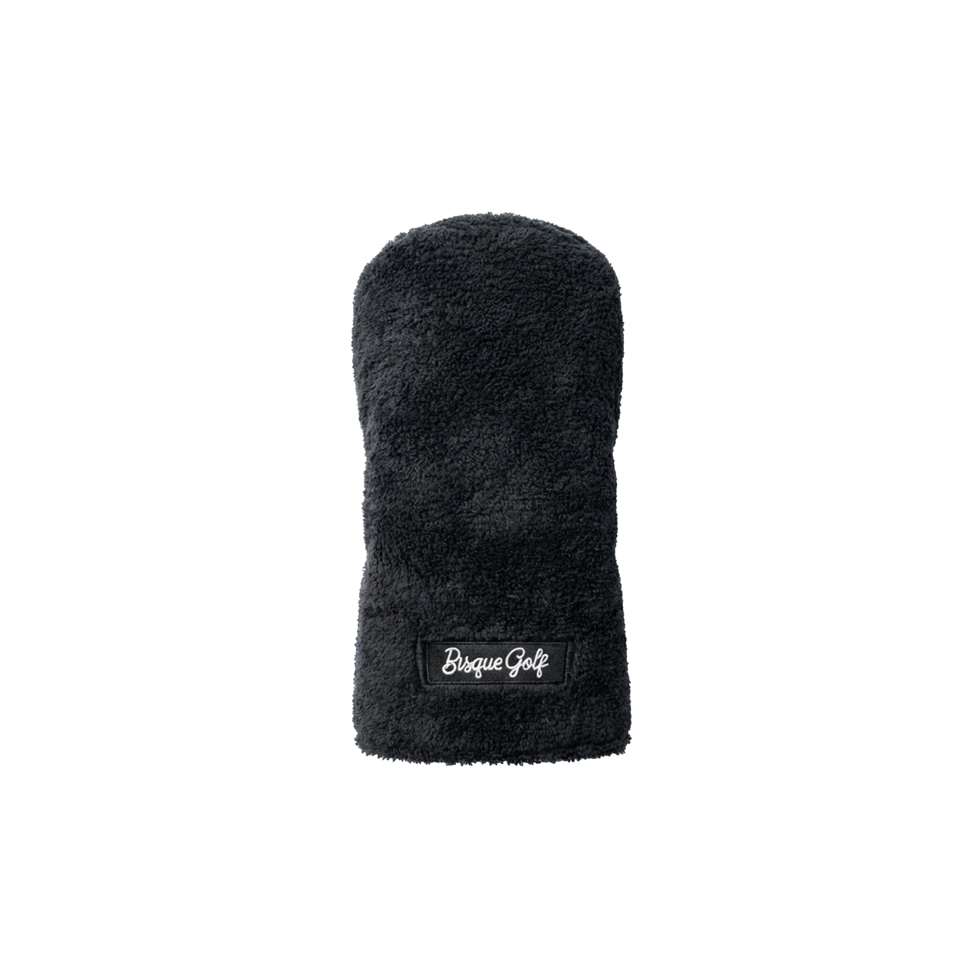 Bisque Golf Furry Barrel Driver Head Cover - Black