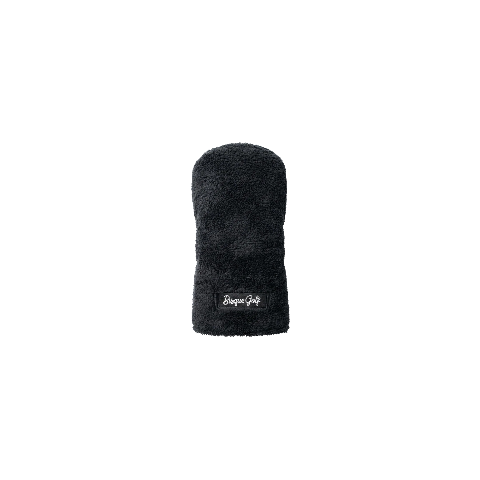 Bisque Golf Furry Barrel Fairway Head Cover - Black - Image 3