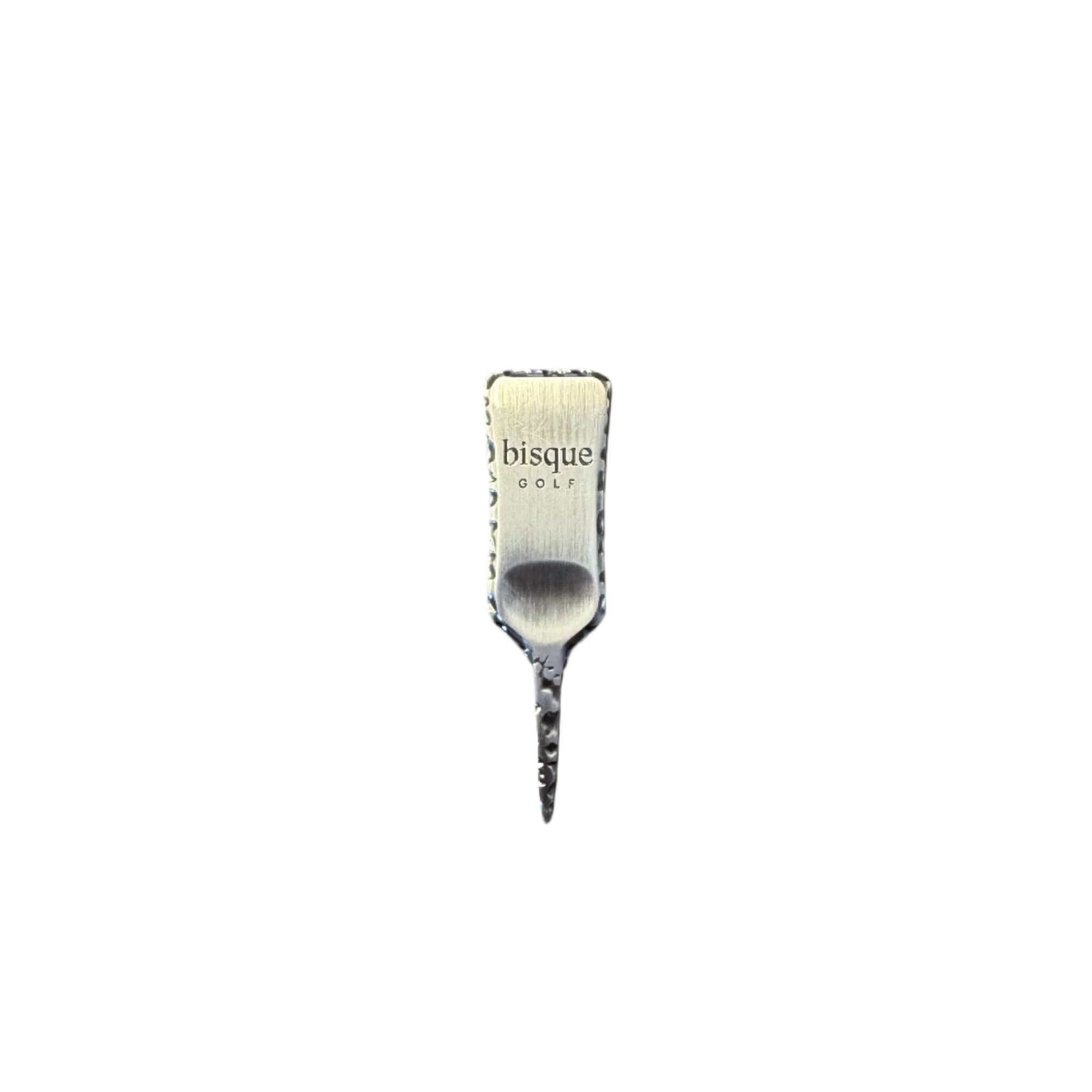 Bisque Golf Single Prong Divot Tool - Nickel