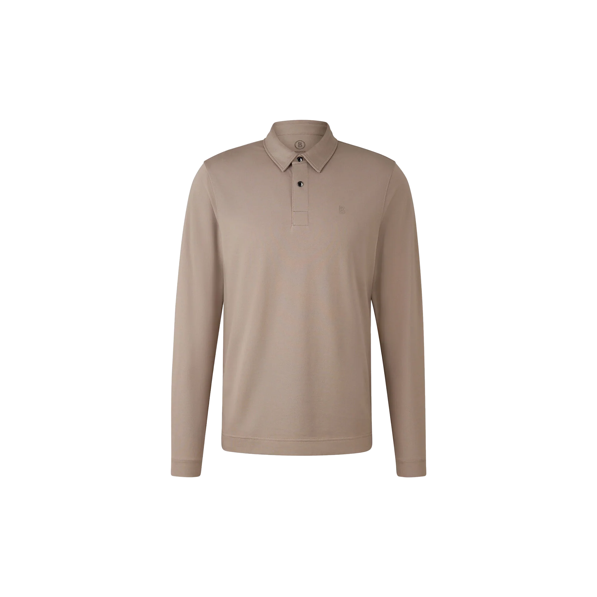 Bogner Timon LS Polo - Beige - Image 3