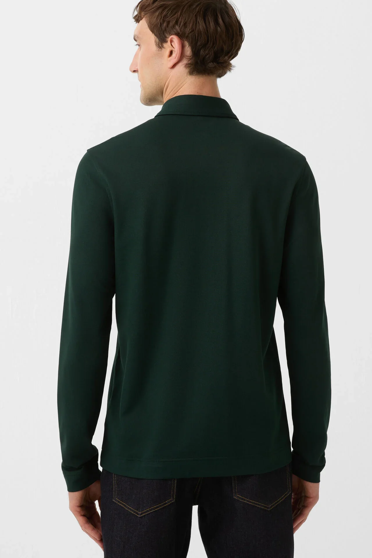 Bogner Timon-6 LS Polo - Green - Image 4