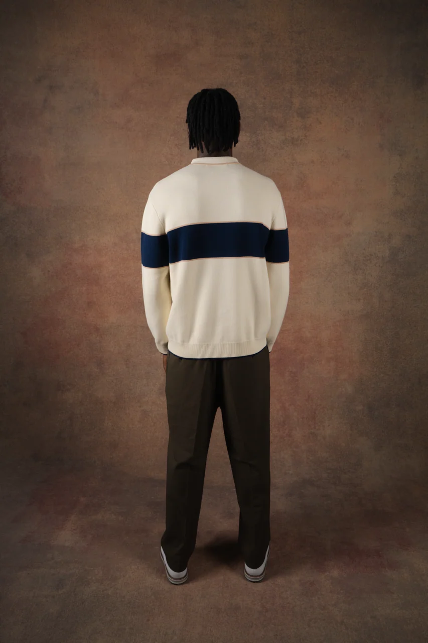 Fella Golf Boris Quarter-Zip - Navy - Image 9