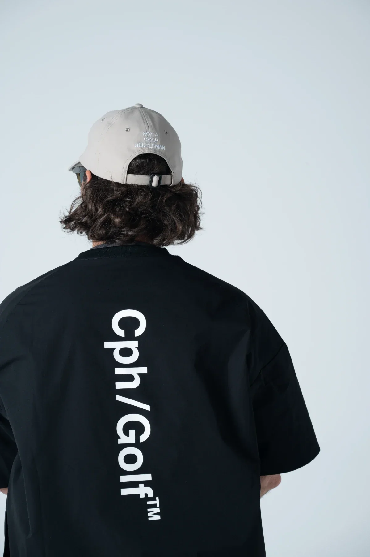 Cph/Golf Light Weight SS Zip Pullover - Black - Image 6