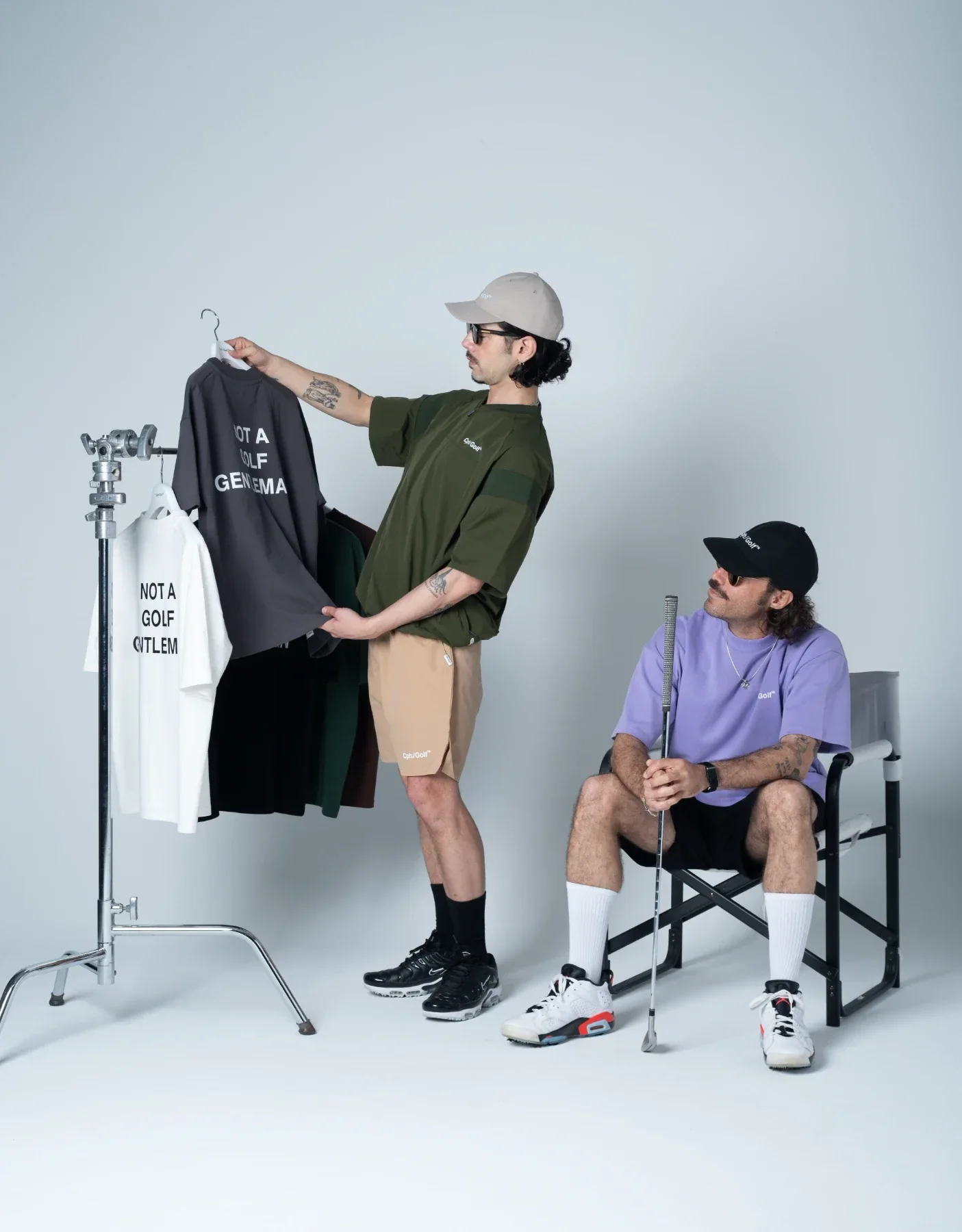 Cph/Golf Light Weight SS Zip Pullover - Olive - Image 9