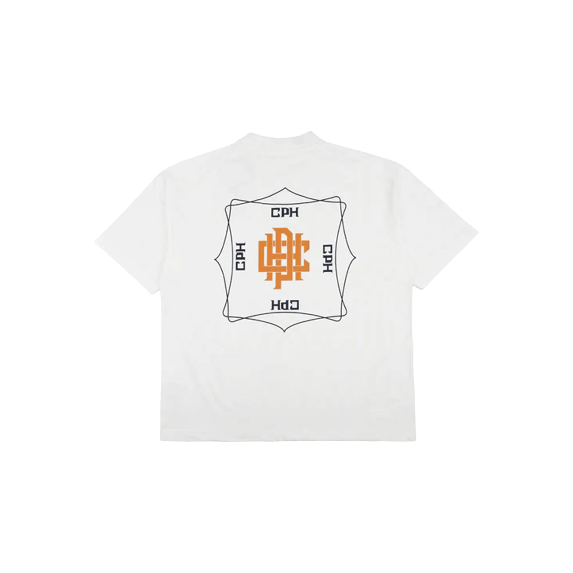 Cph/Golf Overlap Logo Short Sleeve Mock - White - Image 2