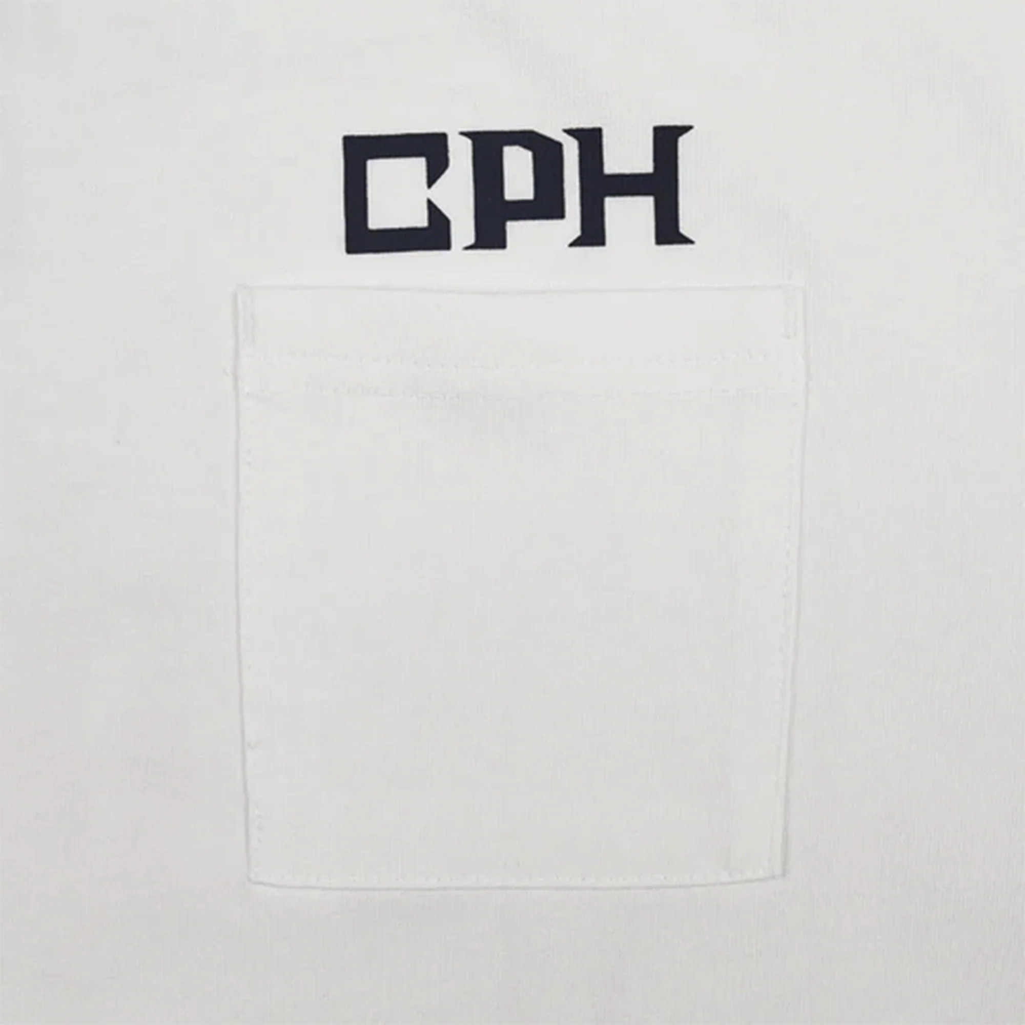 Cph/Golf Overlap Logo Short Sleeve Mock - White - Image 3