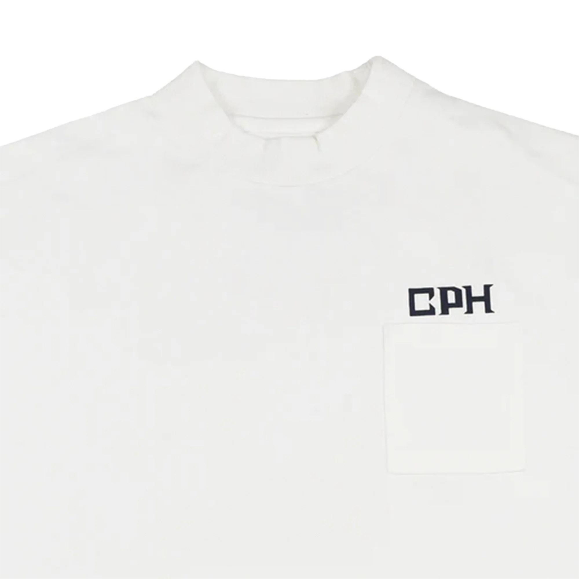 Cph/Golf Overlap Logo Short Sleeve Mock - White - Image 4