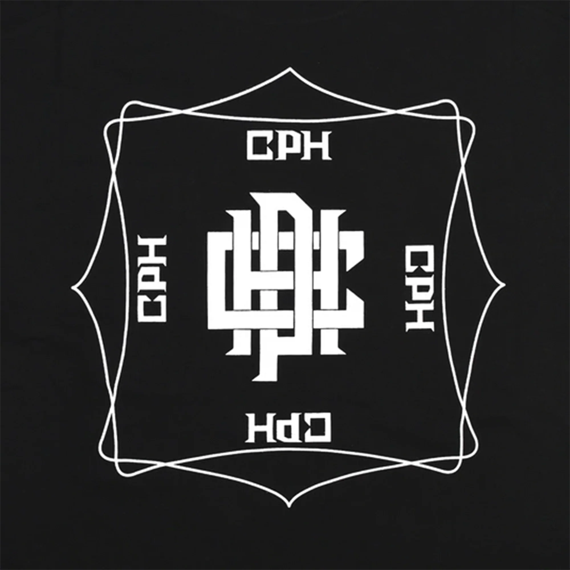 Cph/Golf Overlap Logo Short Sleeve Mock - Black - Image 2