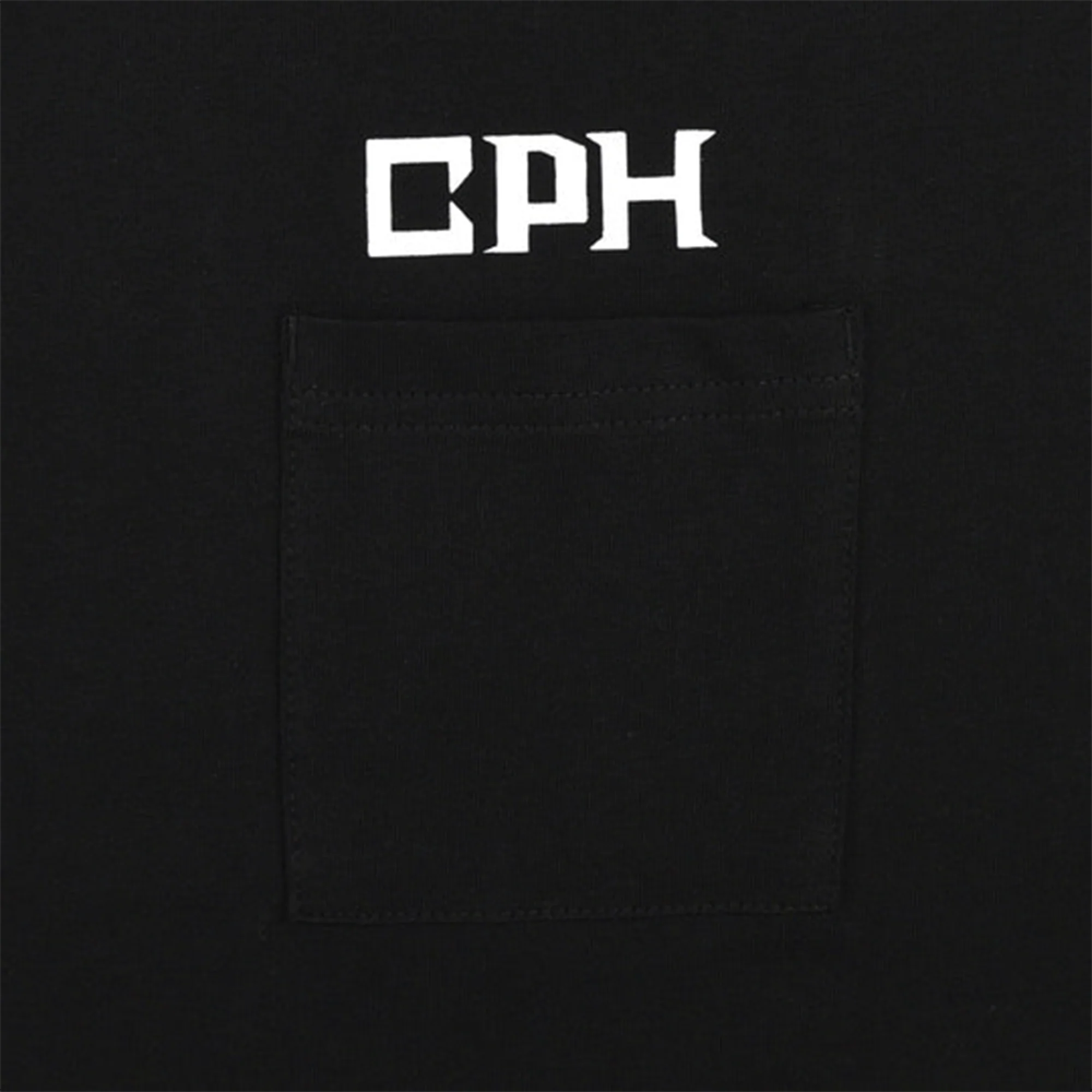 Cph/Golf Overlap Logo Short Sleeve Mock - Black - Image 3