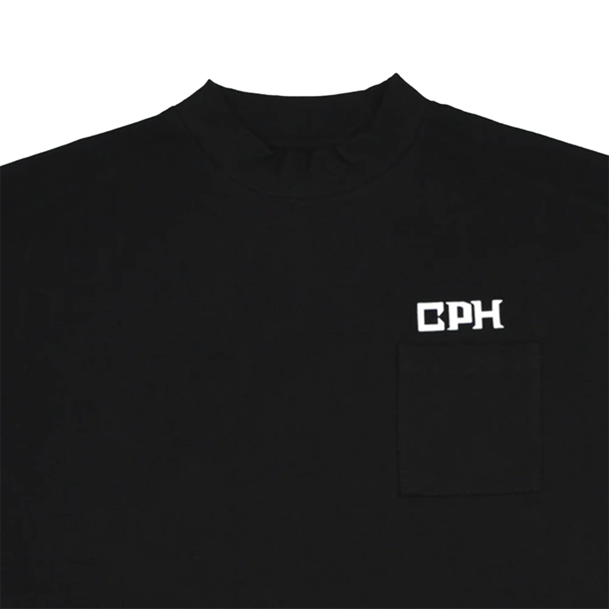 Cph/Golf Overlap Logo Short Sleeve Mock - Black - Image 4