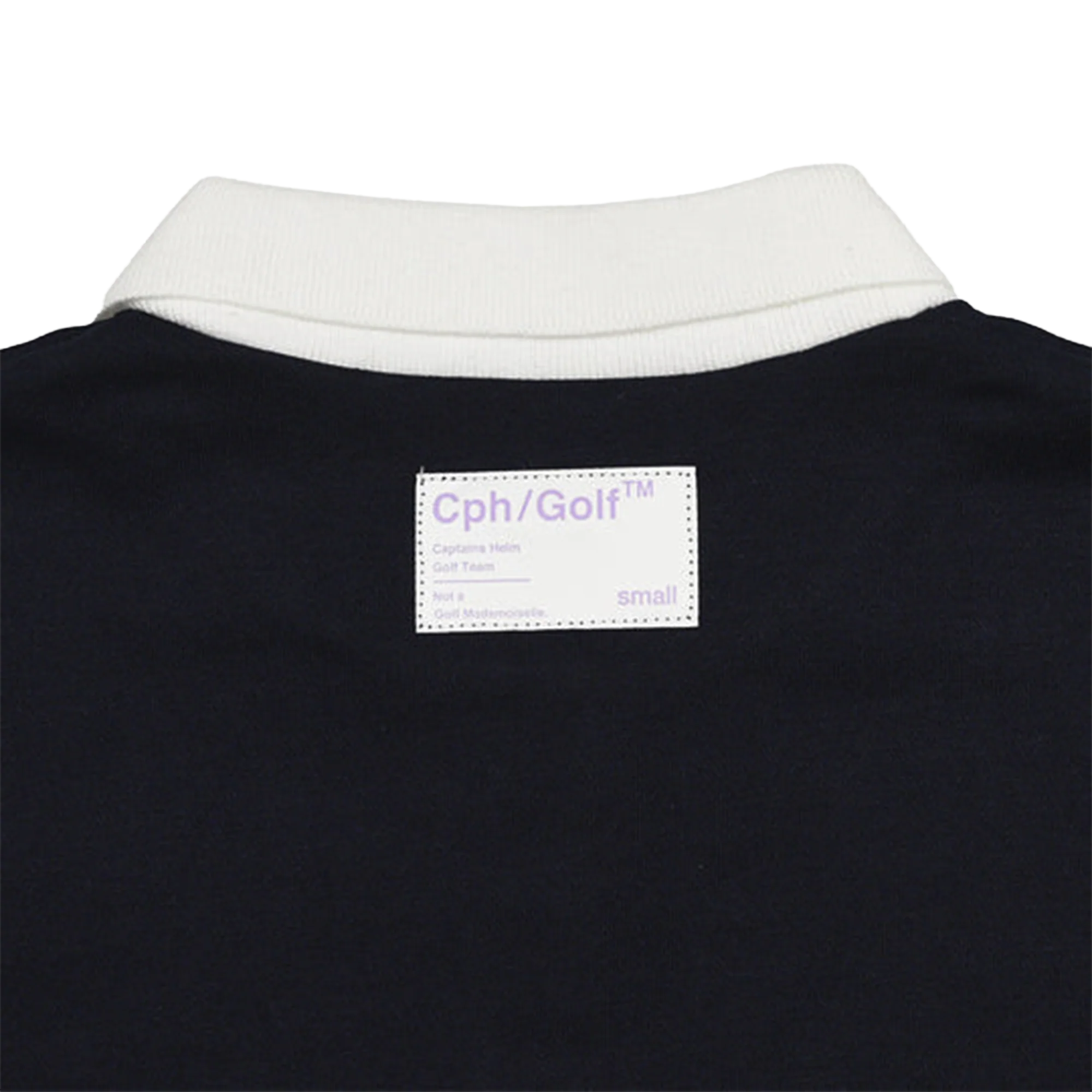 Cph/Golf Women Bi Color Short Polo - Navy/White - Image 4