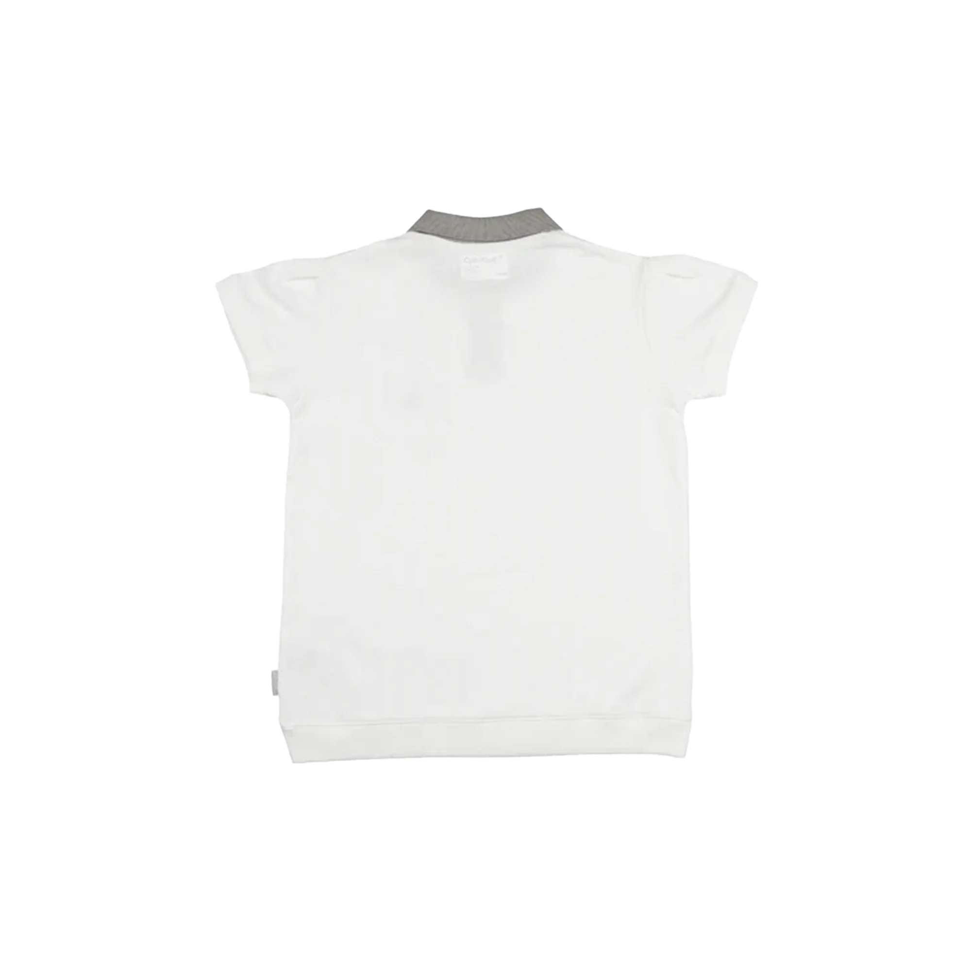 Cph/Golf Women Bi Color Short Polo - White/Grey - Image 2