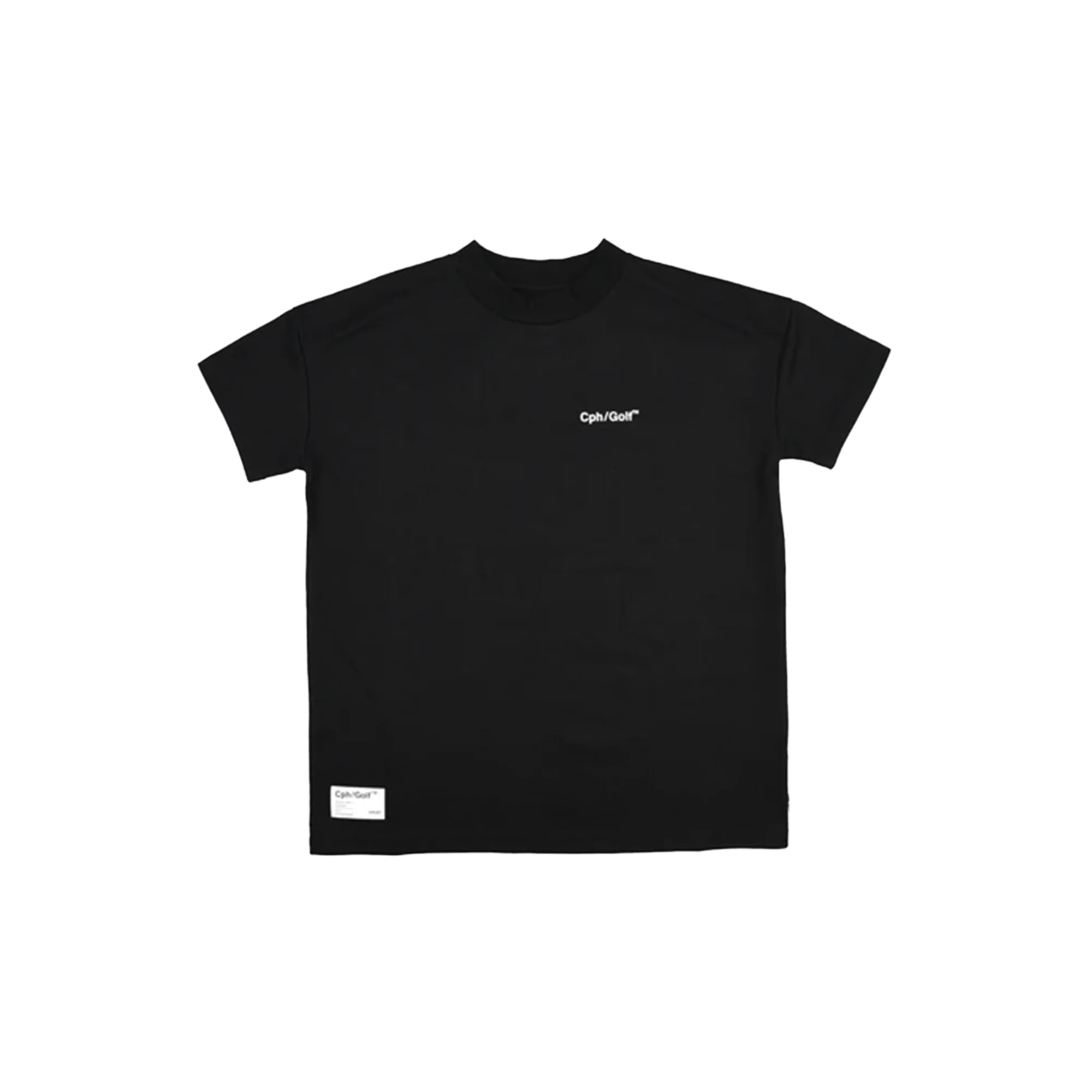 Cph/Golf Women Mademoiselle Half Mock Neck Tee - Black