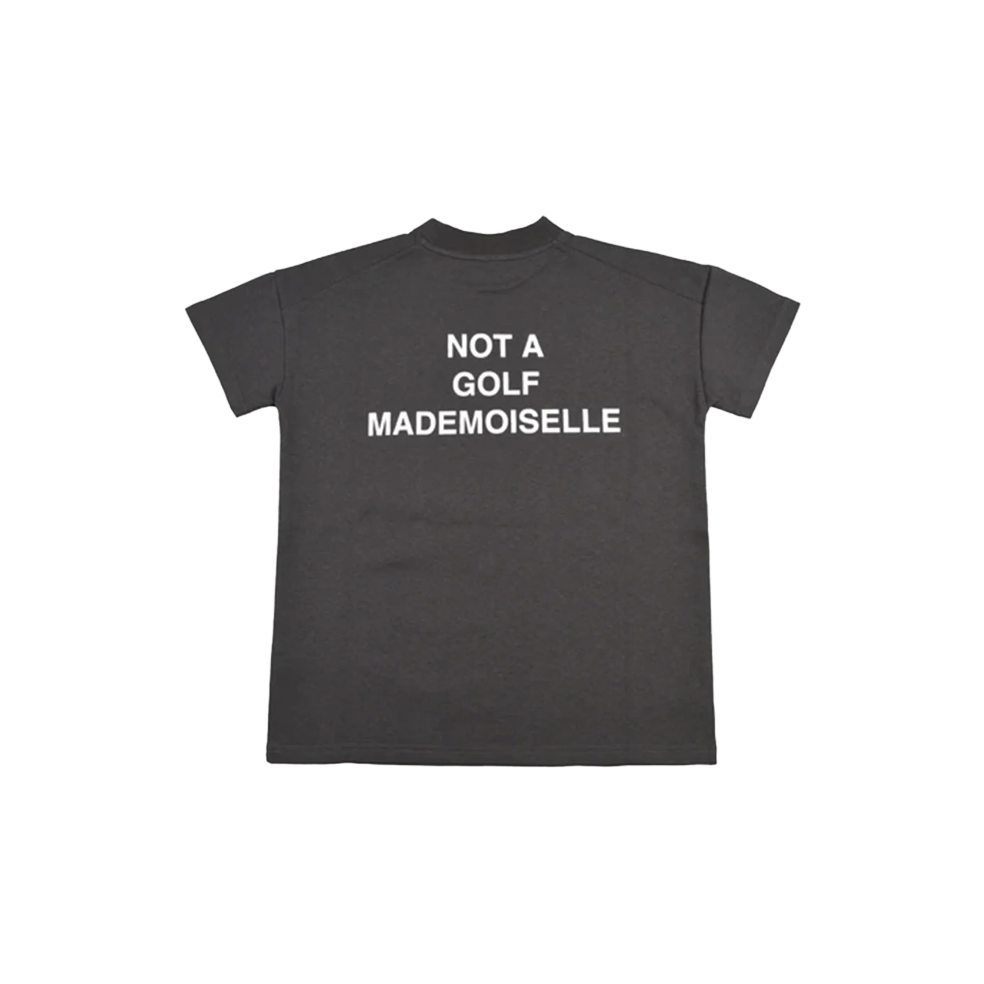 Cph/Golf Women Mademoiselle Half Mock Neck Tee - Charcoal Grey - Image 2
