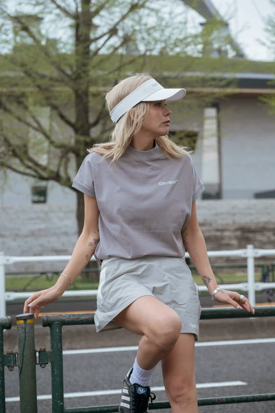 Cph/Golf Women Mock Neck S/S Tee - White - Image 6