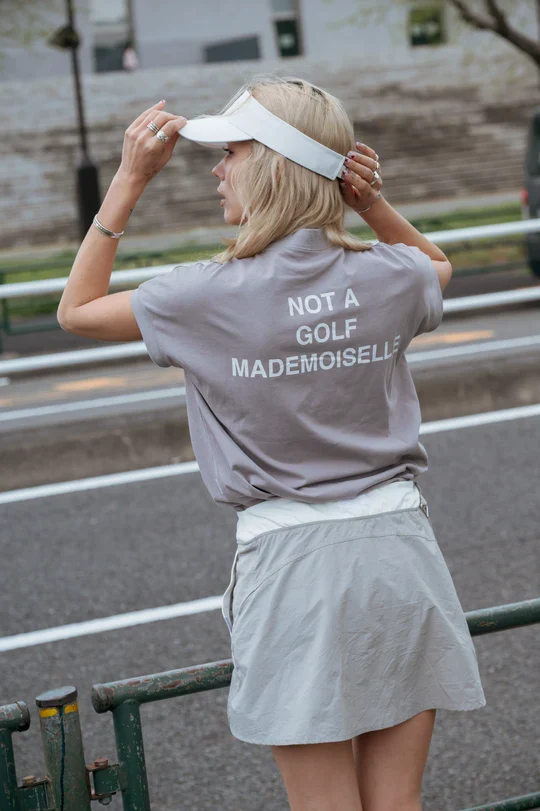 Cph/Golf Women Mock Neck S/S Tee - White - Image 7