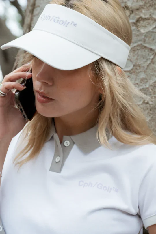 Cph/Golf (Womens) Visor Cap - White - Image 5