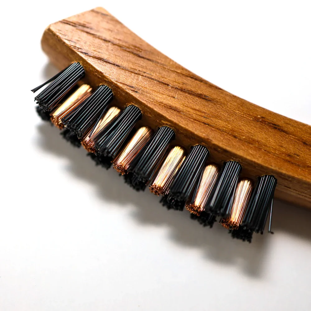 Dimple & Divot Hickory Golf Brush Pro Hybrid - Black - Image 6