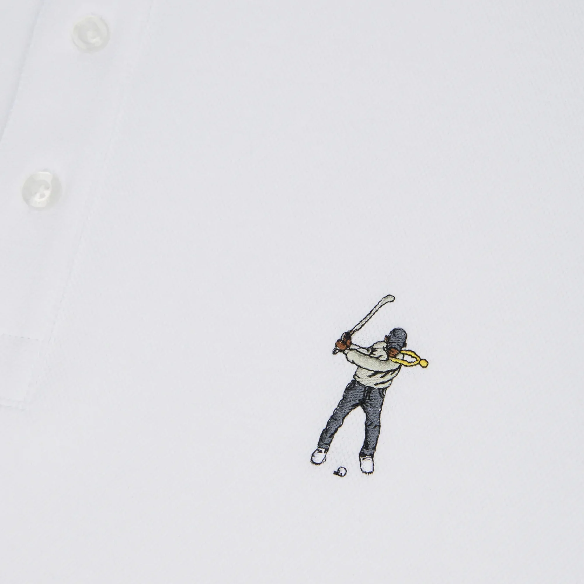 Eastside Golf Core Pique Polo - Bright White - Image 3