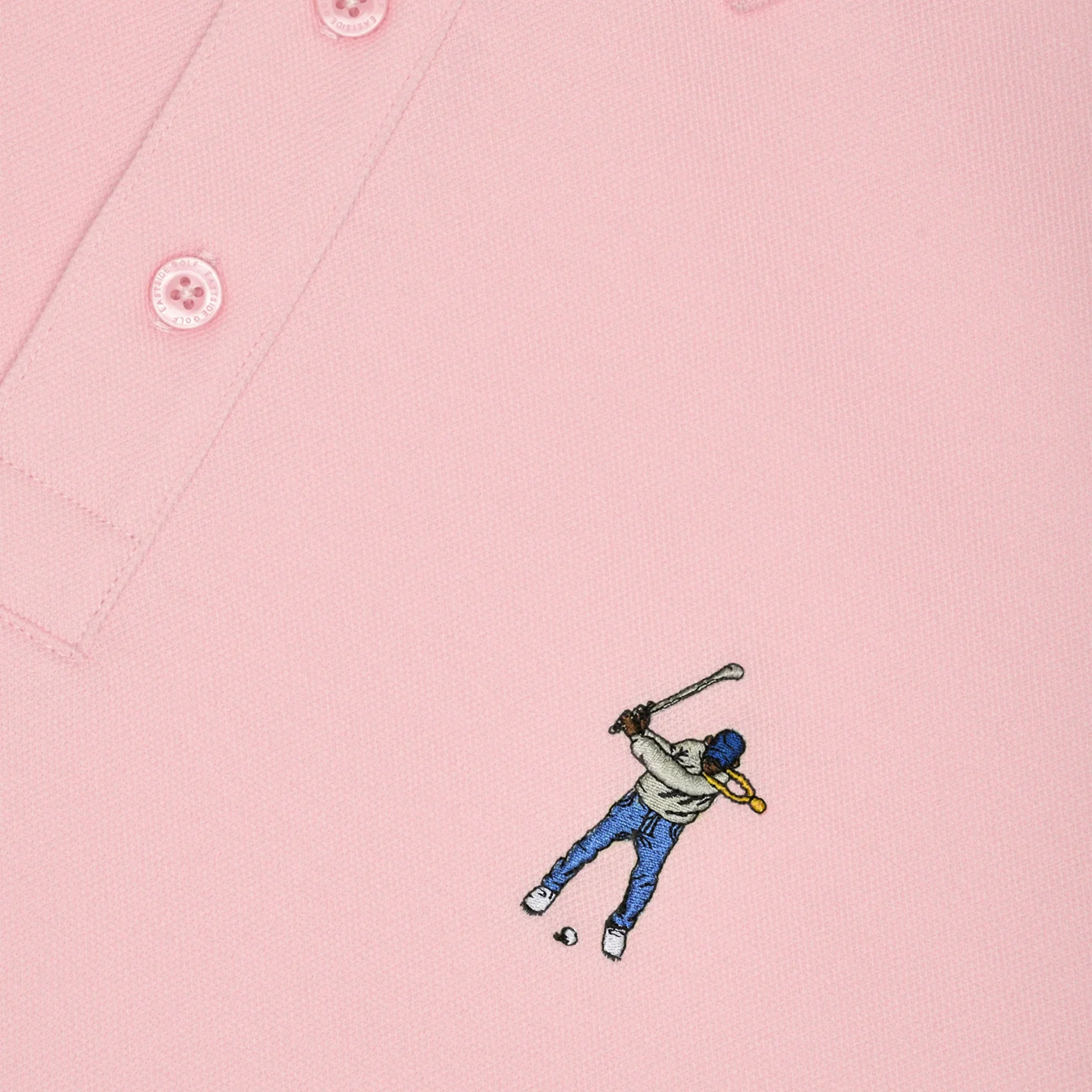 Eastside Golf Core Pique Polo - Icy Pink - Image 3