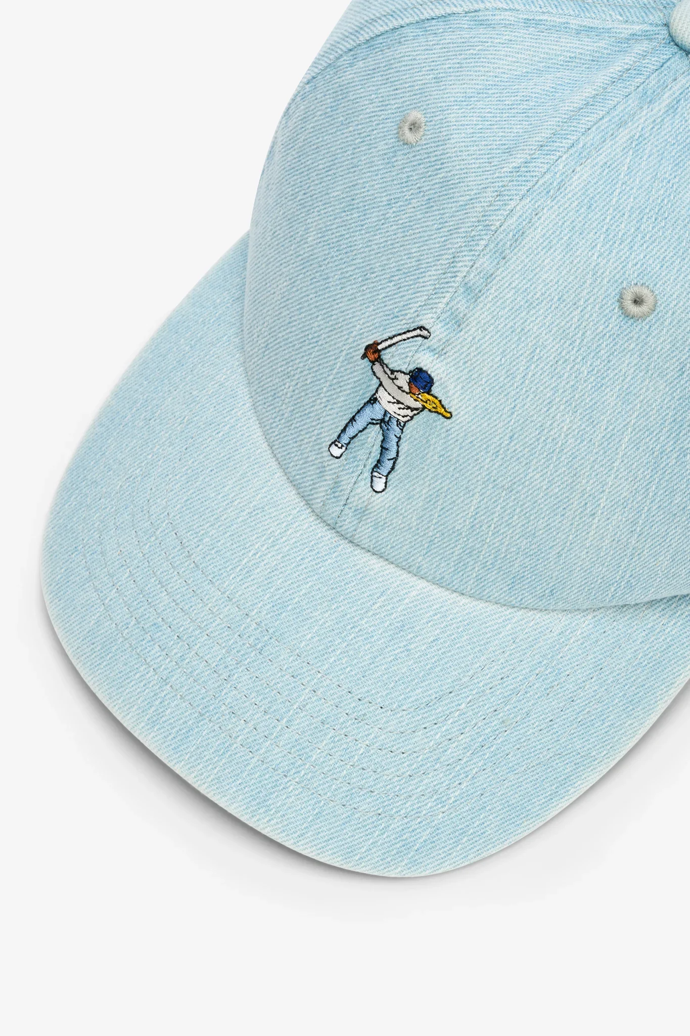 Eastside Golf Denim Swingman Dad Cap - Indigo - Image 2