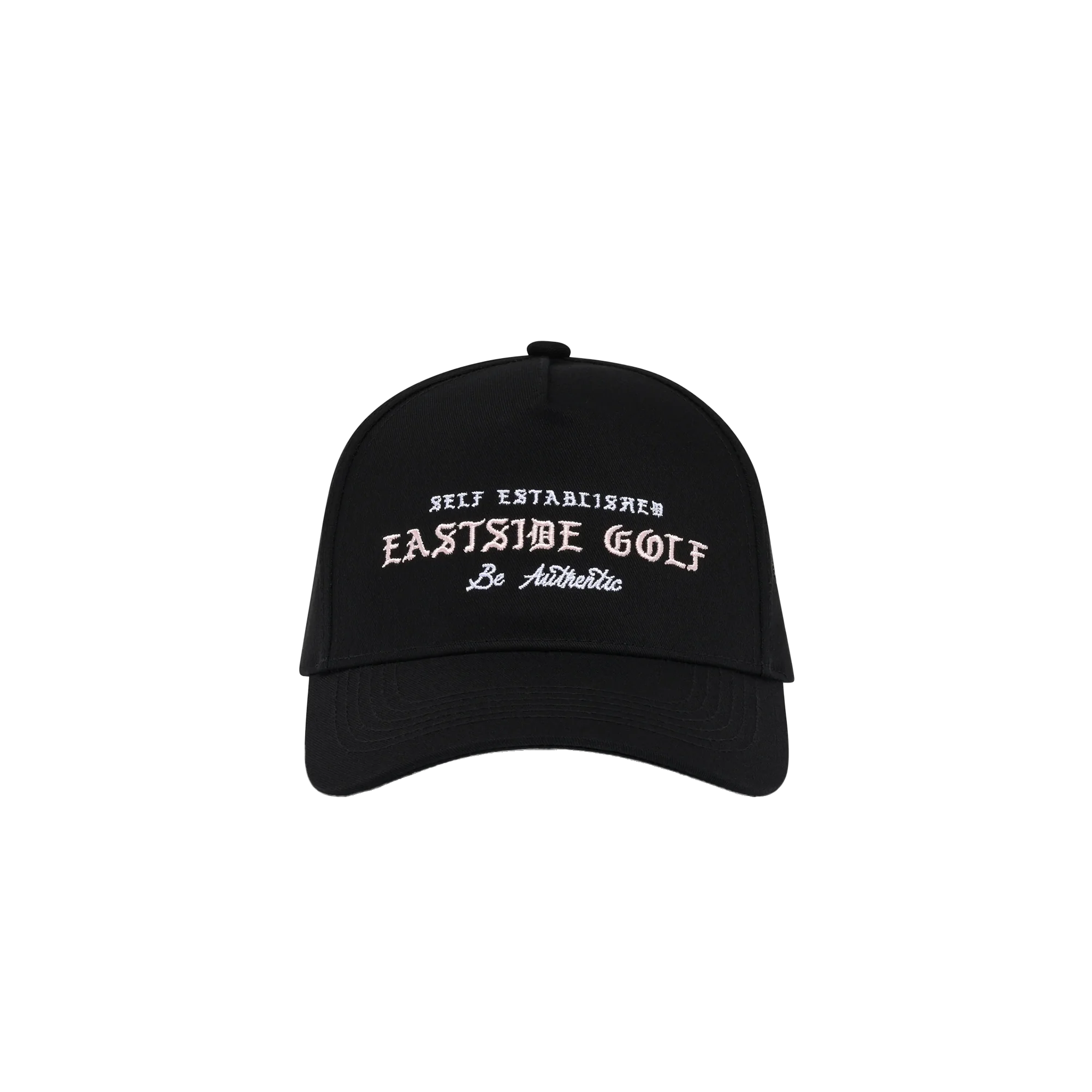 Eastside Golf Headline 5 Panel Hat - Black - Image 4