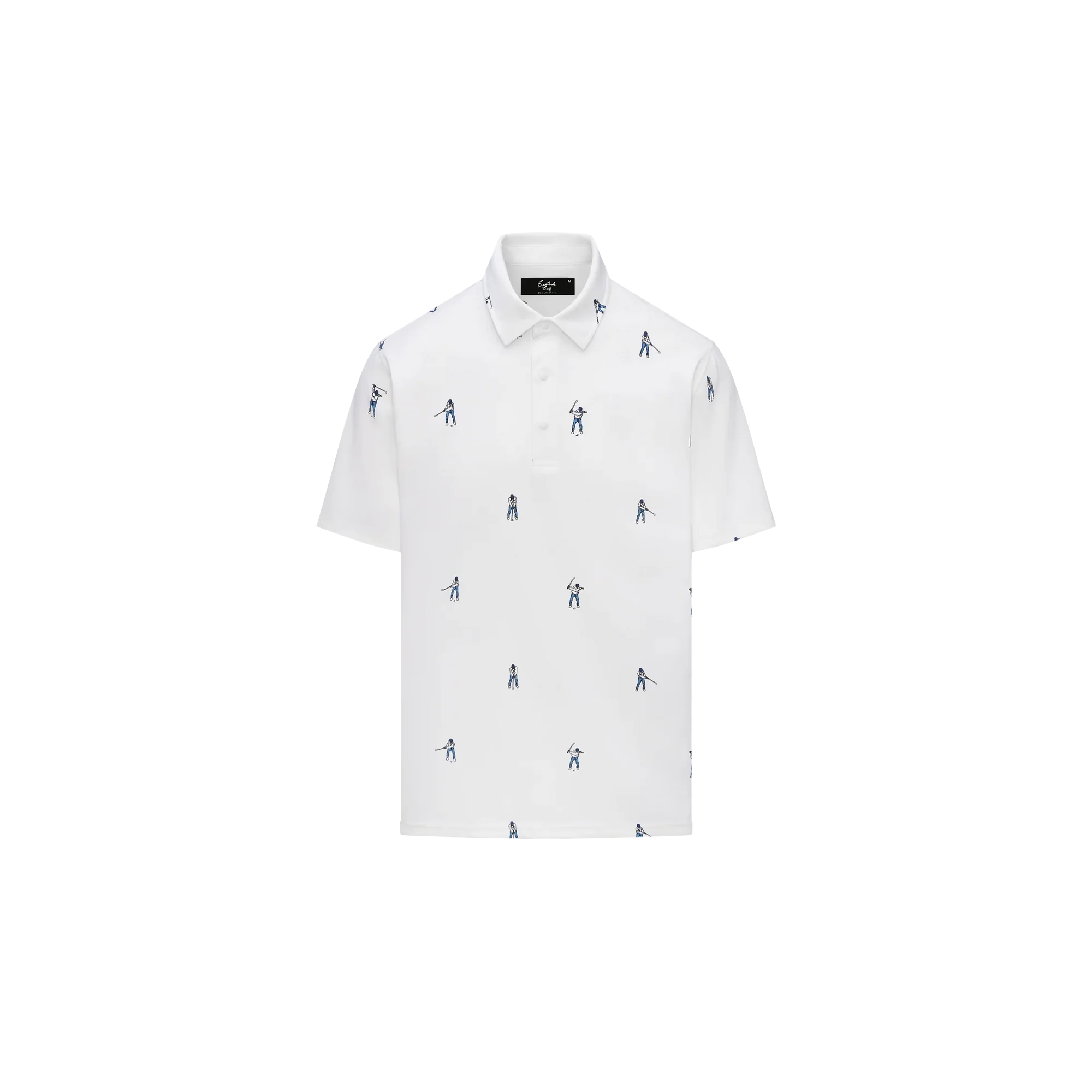 Eastside Golf Snap Placket Polo - Bright White