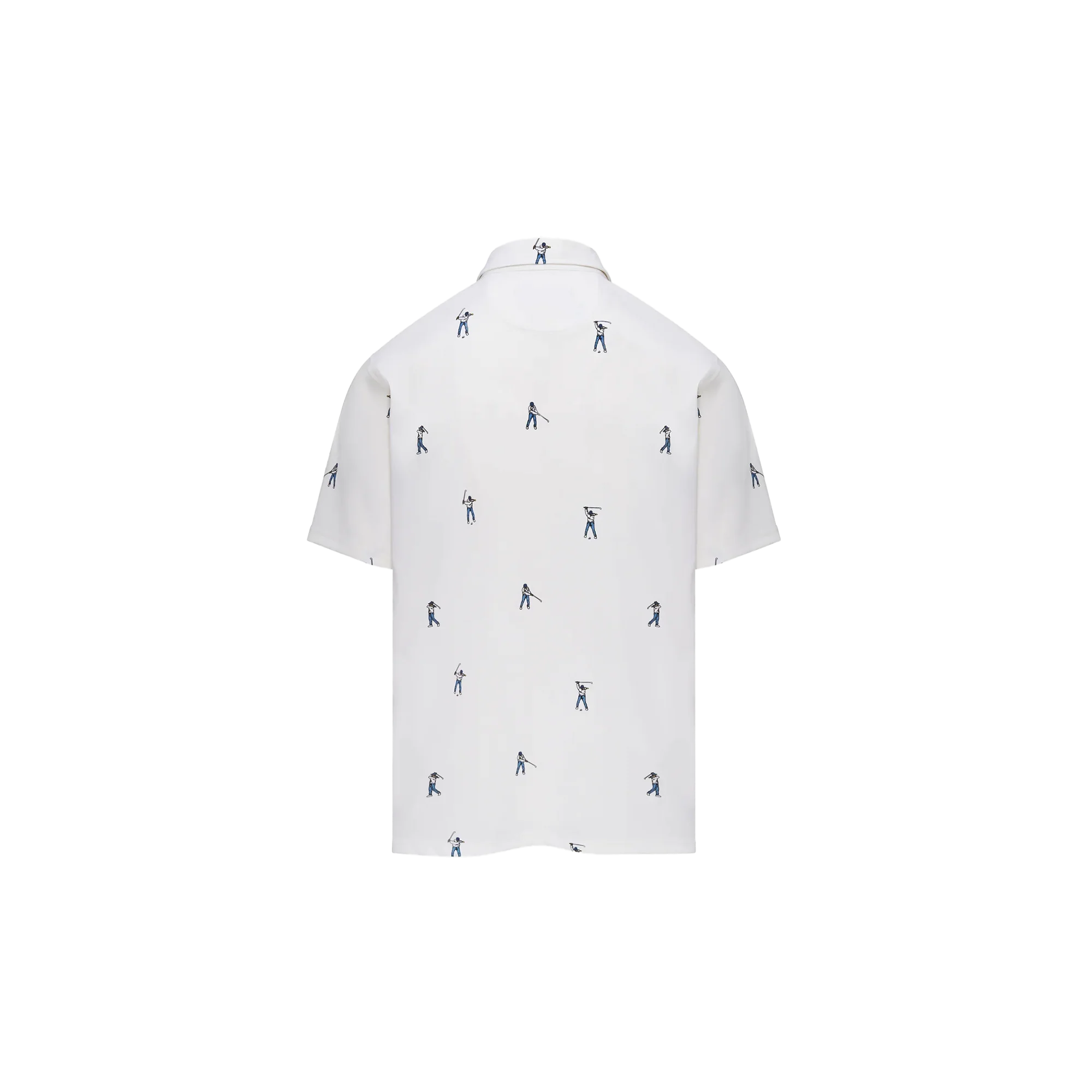 Eastside Golf Snap Placket Polo - Bright White - Image 2