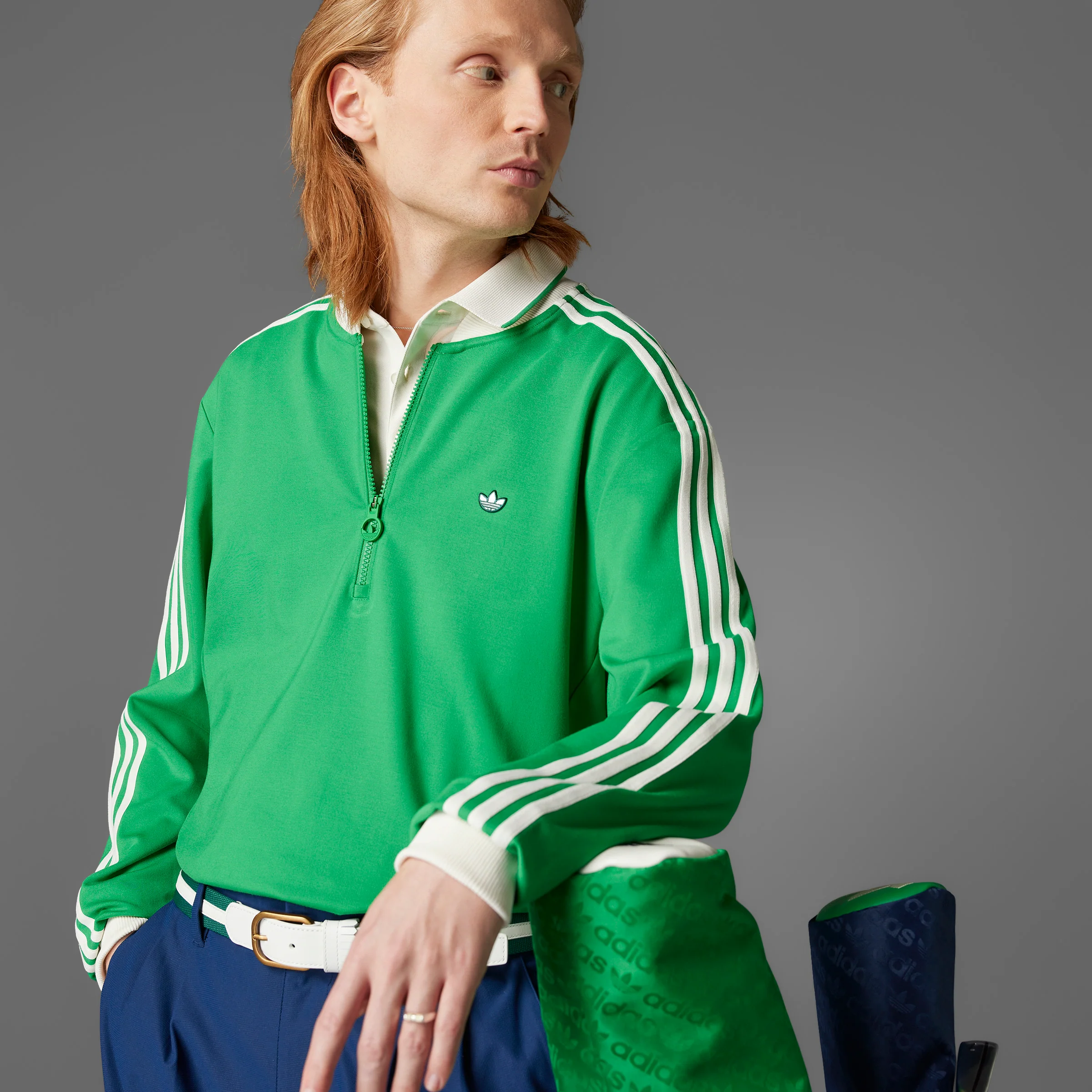 adidas Originals F 3 Str 1/4 Zip - Green - Image 15