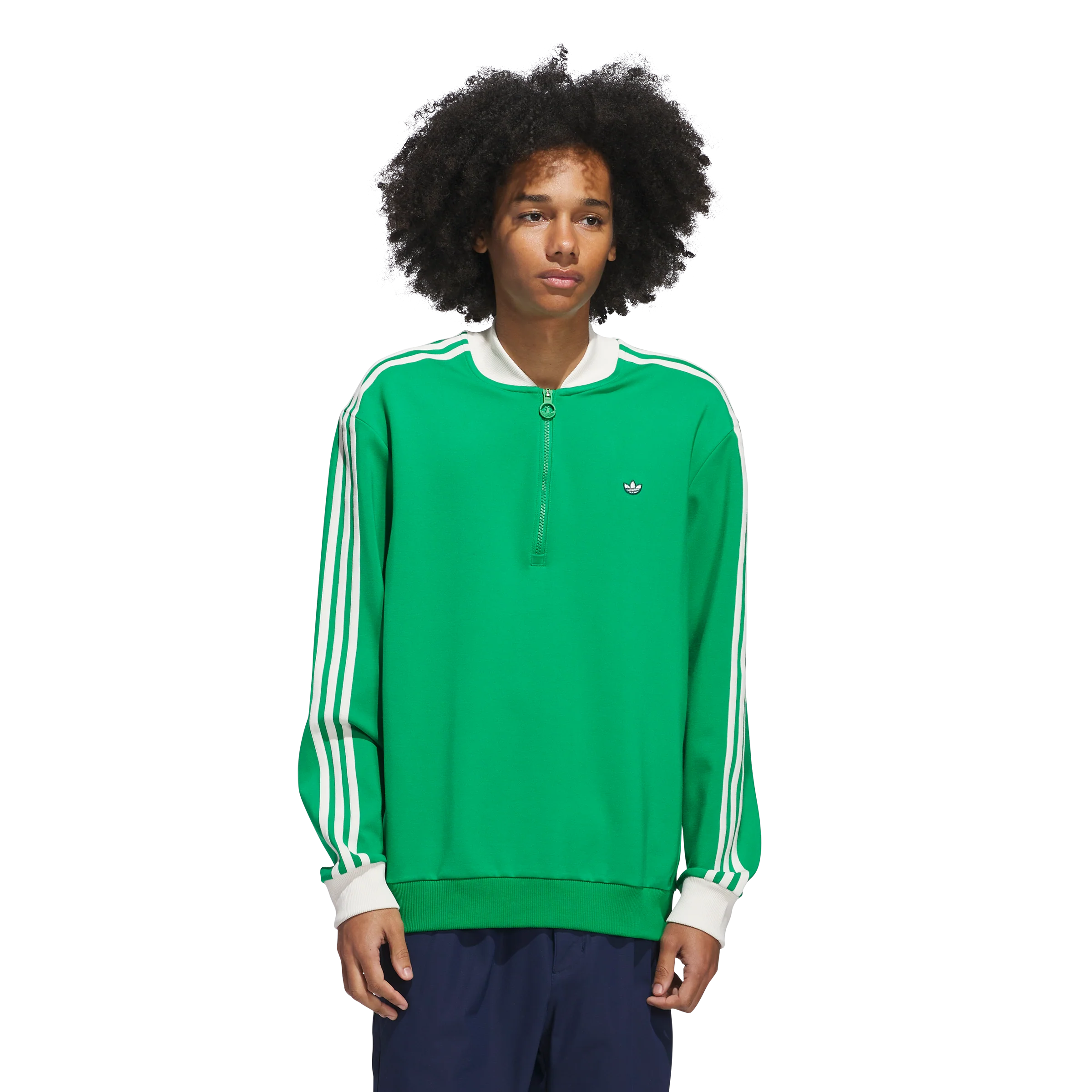 adidas Originals F 3 Str 1/4 Zip - Green - Image 5