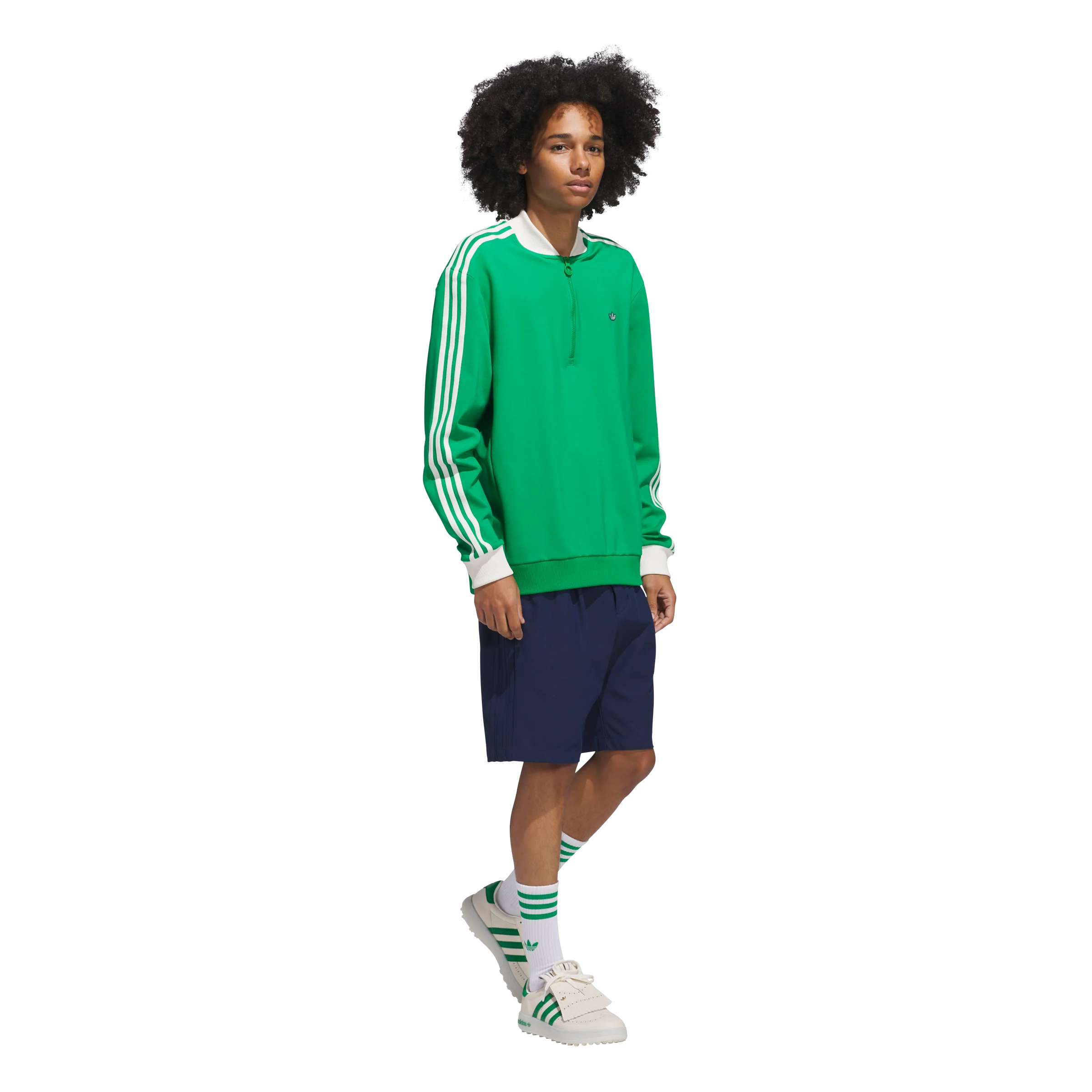 adidas Originals F 3 Str 1/4 Zip - Green - Image 6