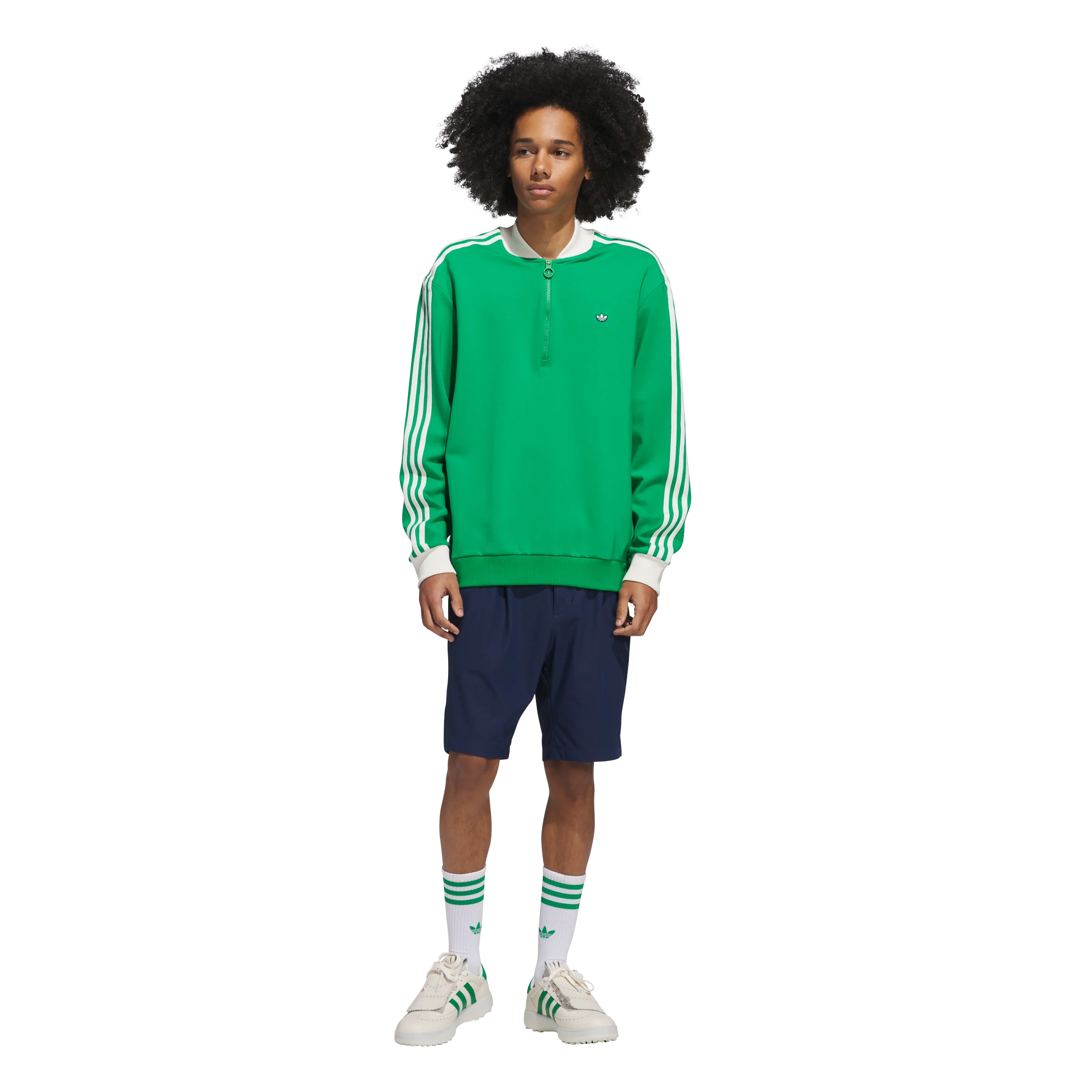 adidas Originals F 3 Str 1/4 Zip - Green - Image 7