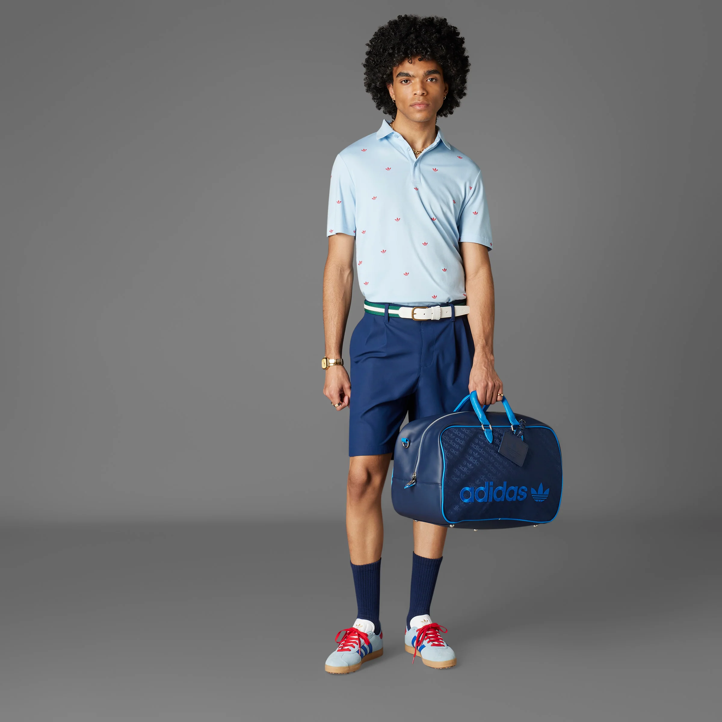 adidas Originals F Novelty Polo - Clear Sky - Image 13