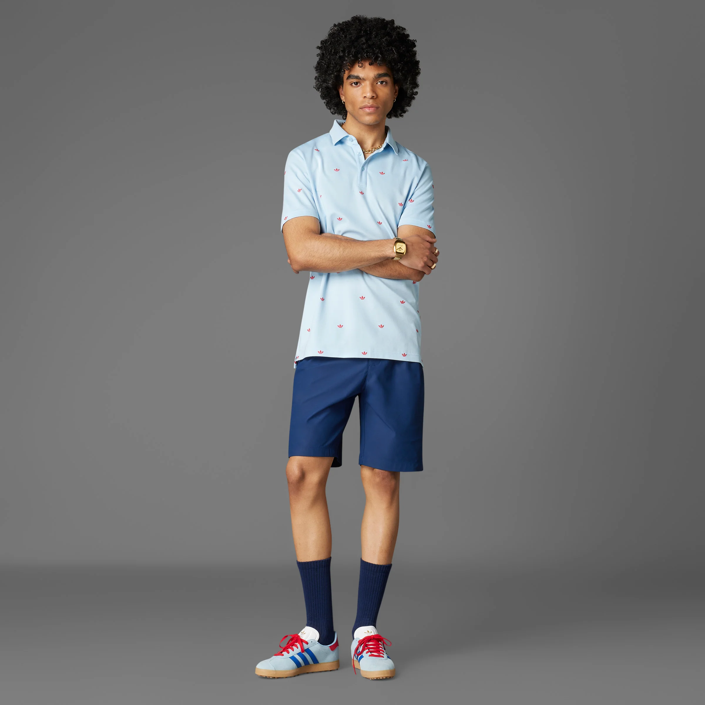 adidas Originals F Novelty Polo - Clear Sky - Image 9