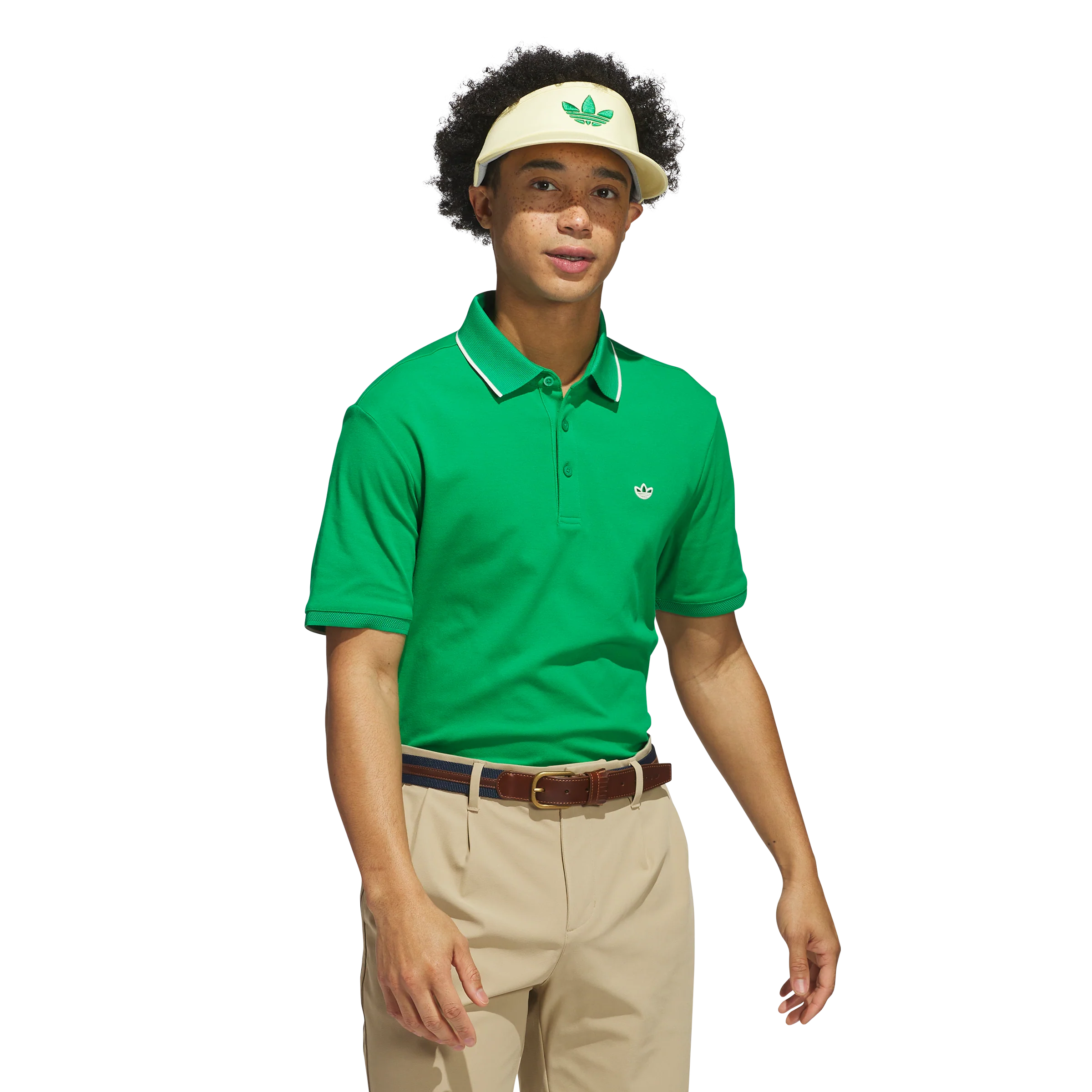 adidas Originals F Solid Polo LC - Green - Image 2